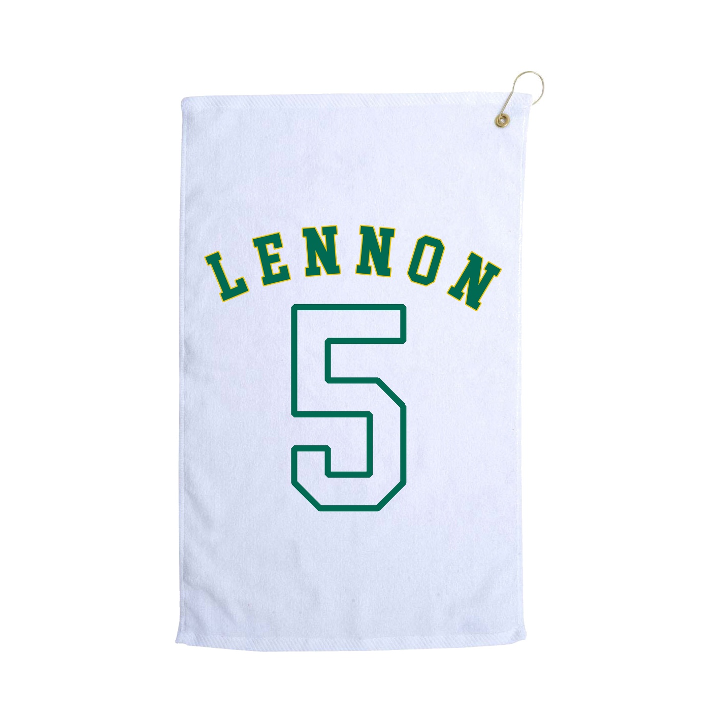 Golf Towel — Shirsey Arch in White