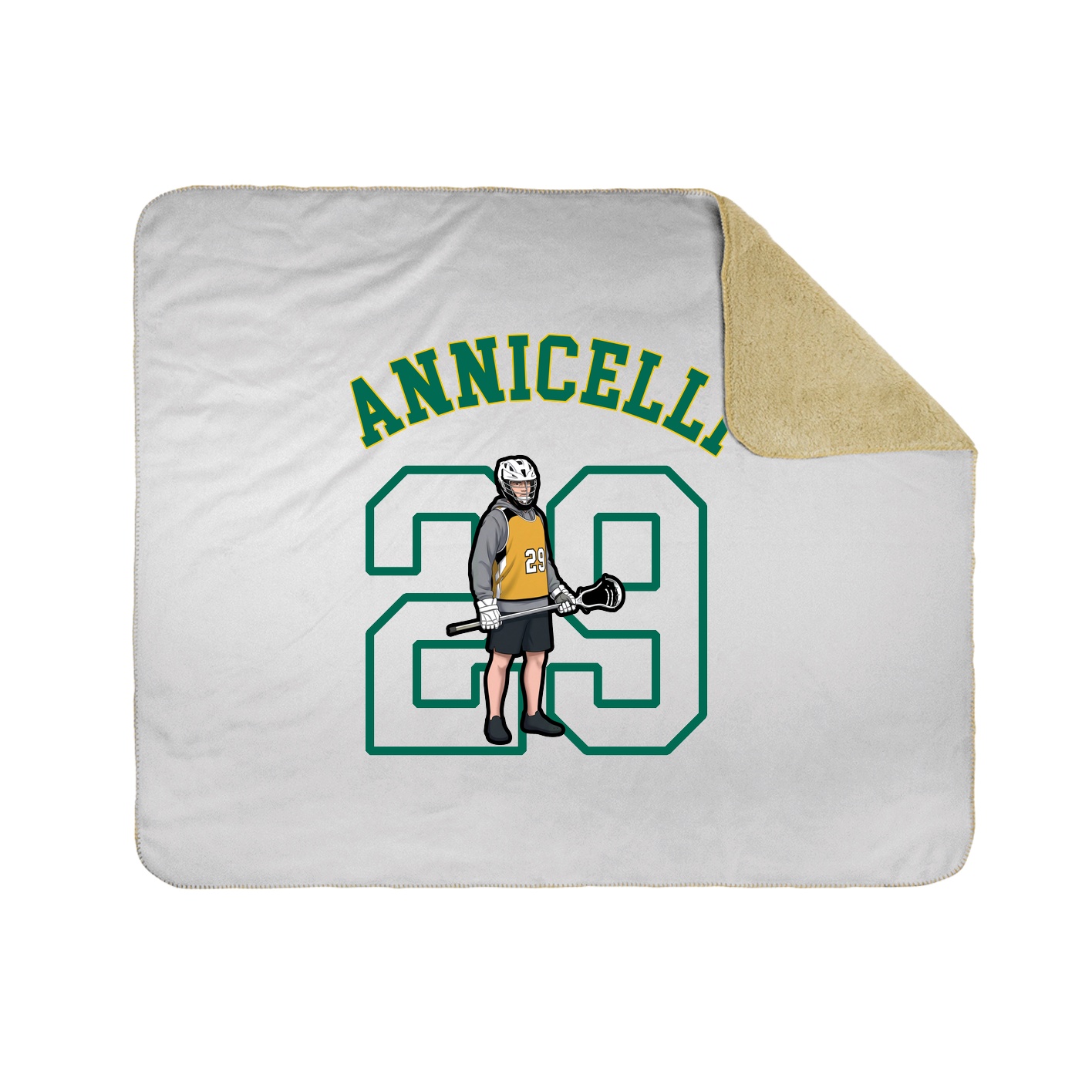 50x60 Sherpa Lined Throw Blanket