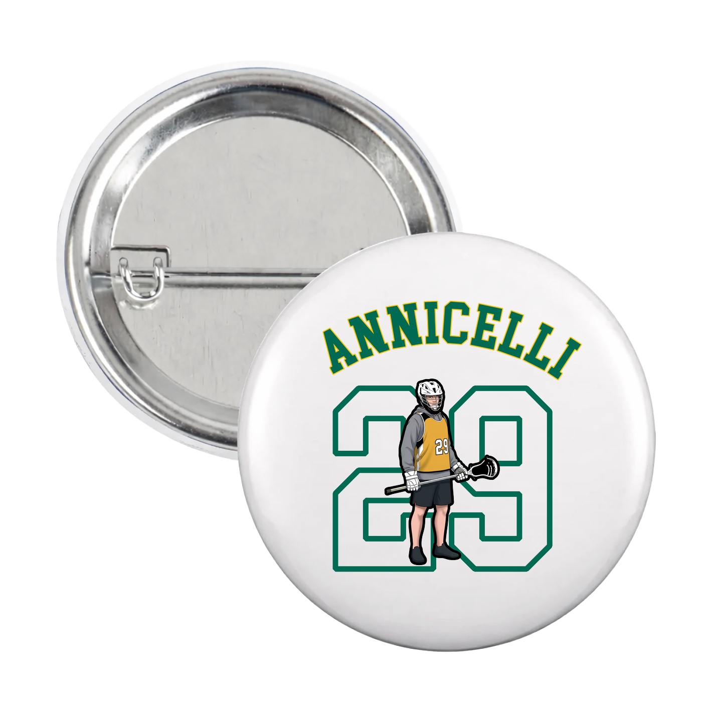Game Day Button — Shirsey Arch in White