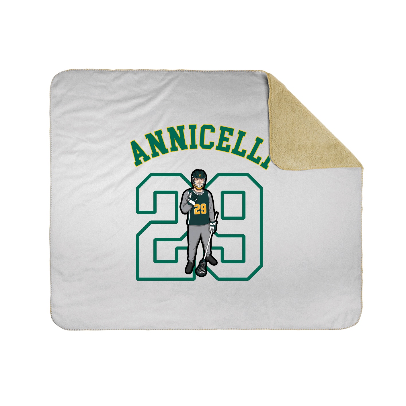 50x60 Sherpa Lined Throw Blanket