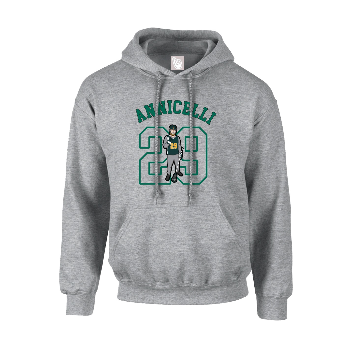 Youth Hoodie — Shirsey Arch in Grey