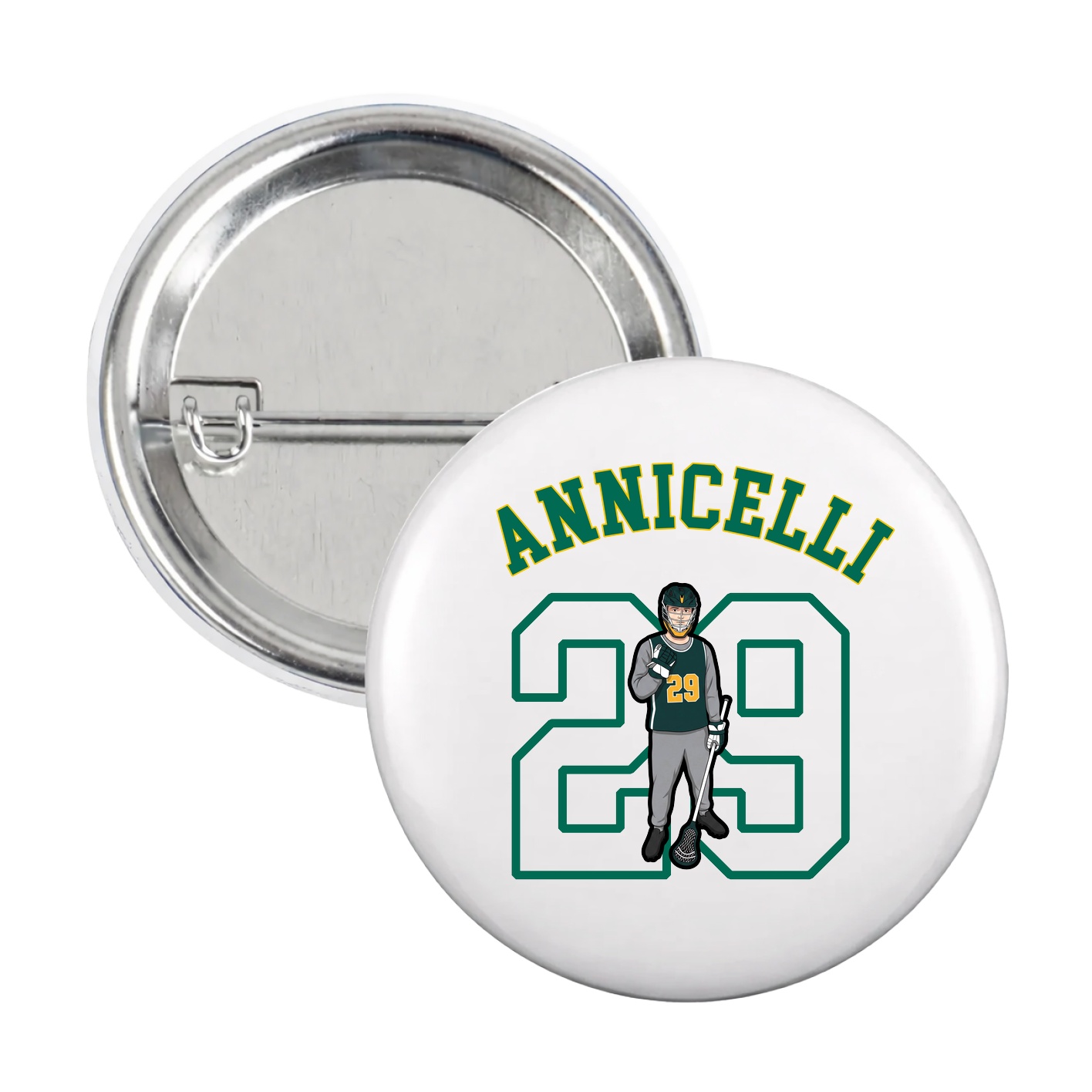 Game Day Button — Shirsey Arch in White