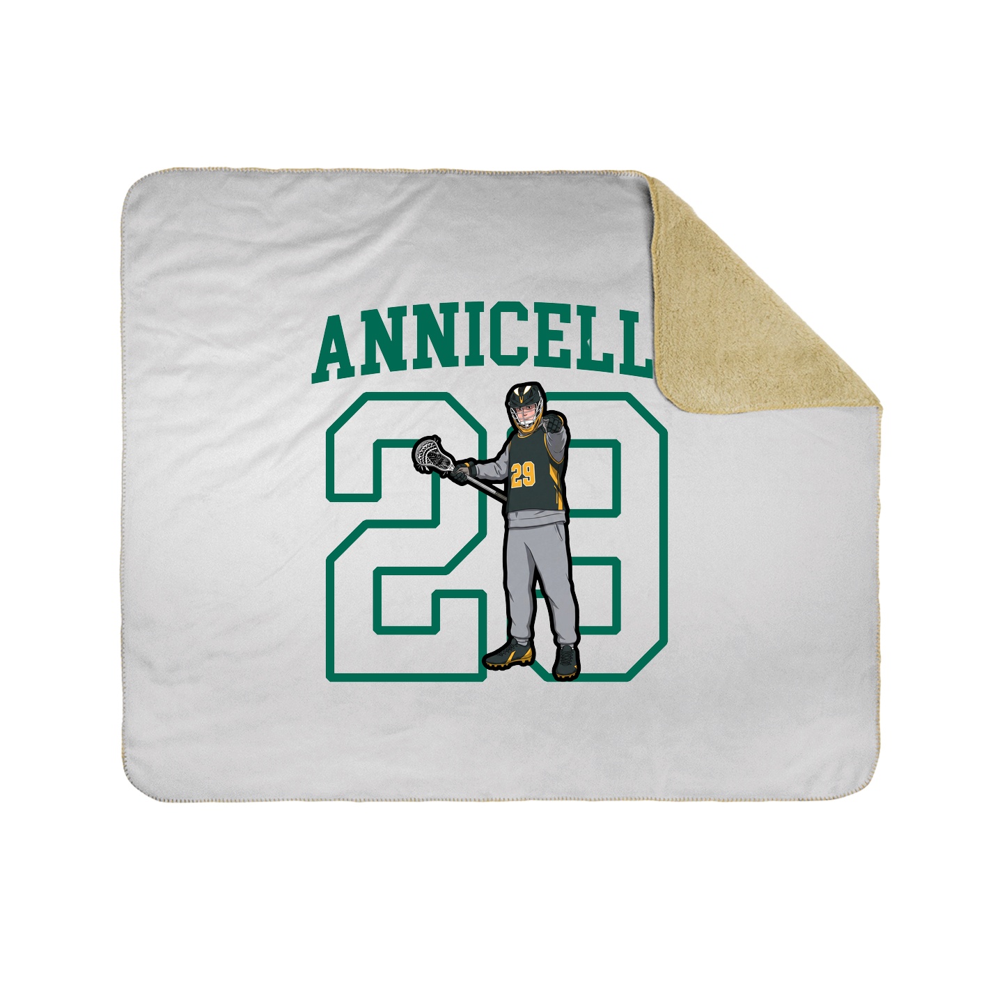 50x60 Sherpa Lined Throw Blanket