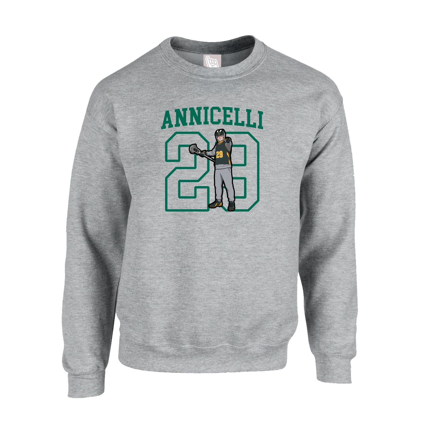 Fleece Crew — Shirsey in Grey