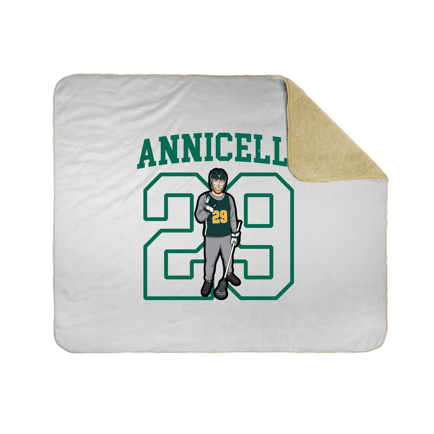 50x60 Sherpa Lined Throw Blanket