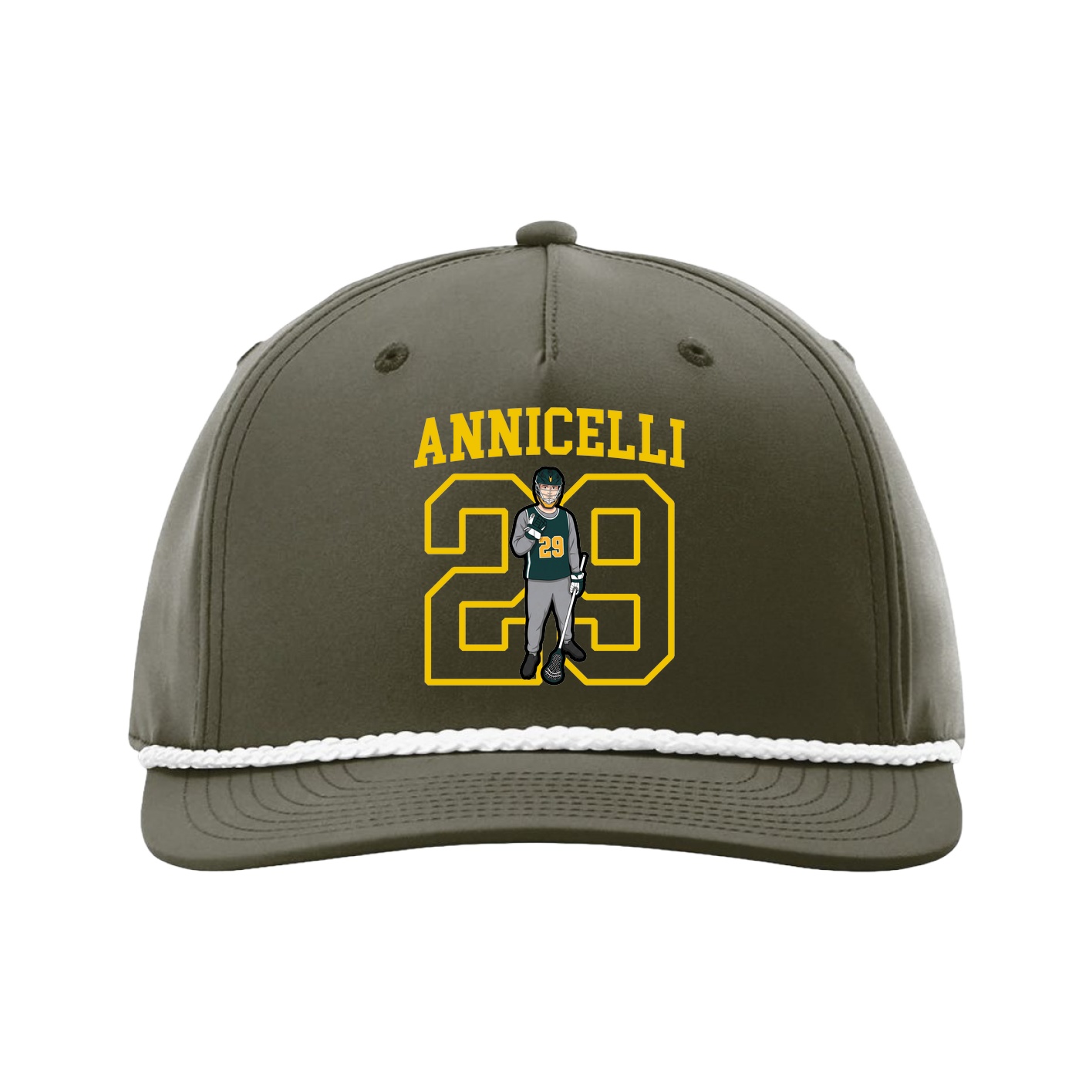 Five-Panel Classic Rope Cap — Shirsey in Green