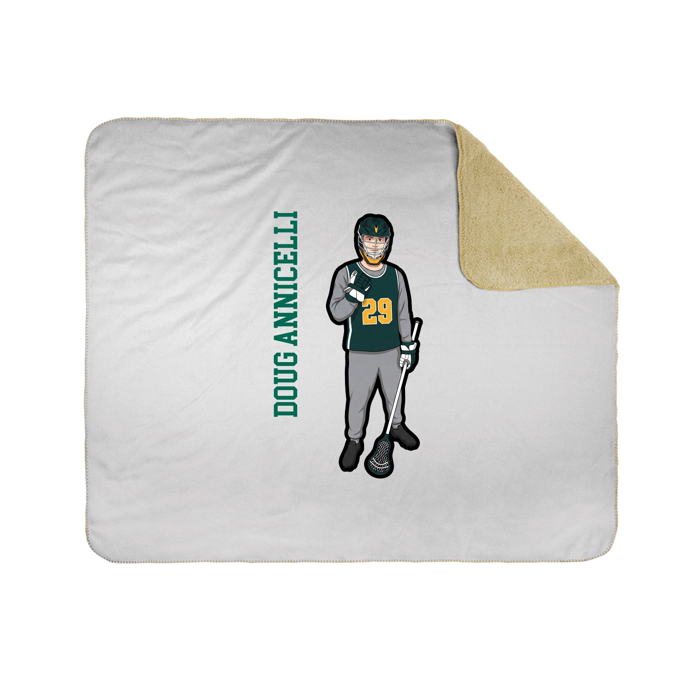 50x60 Sherpa Lined Throw Blanket