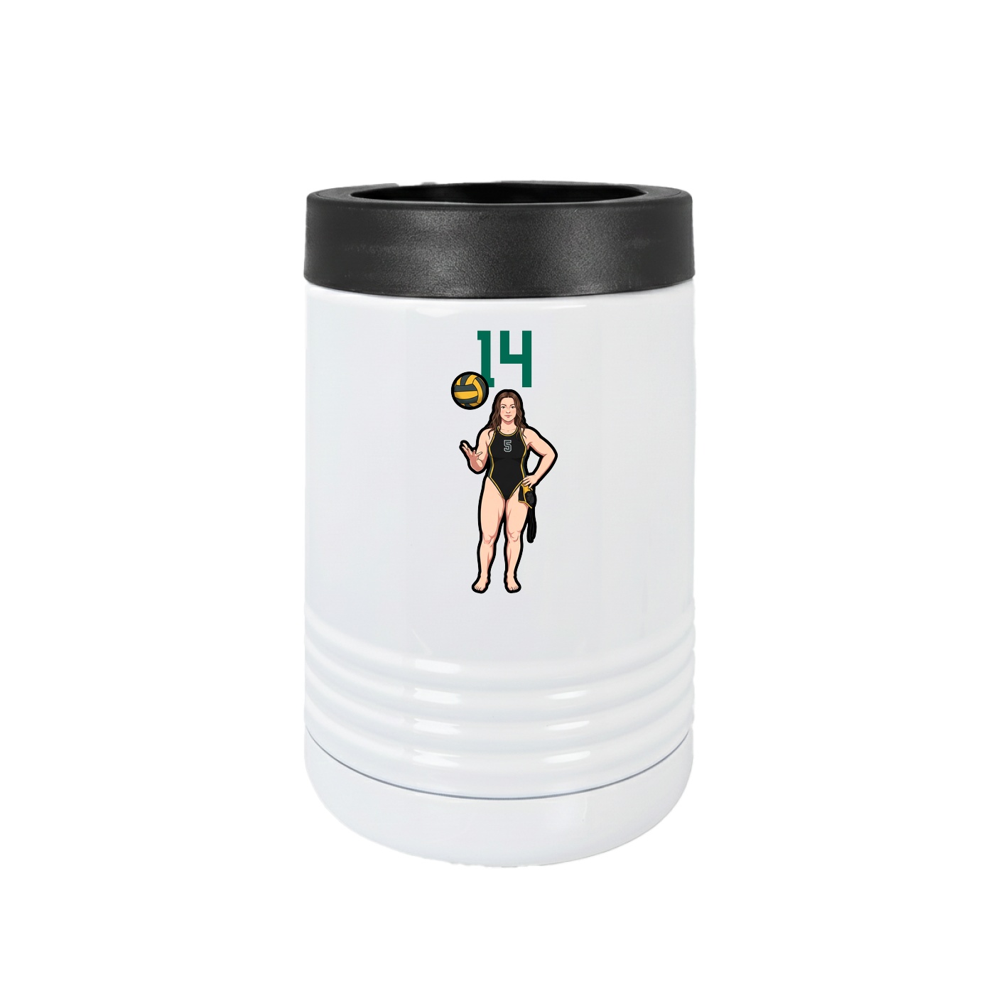Beverage Holder — Number Top in White