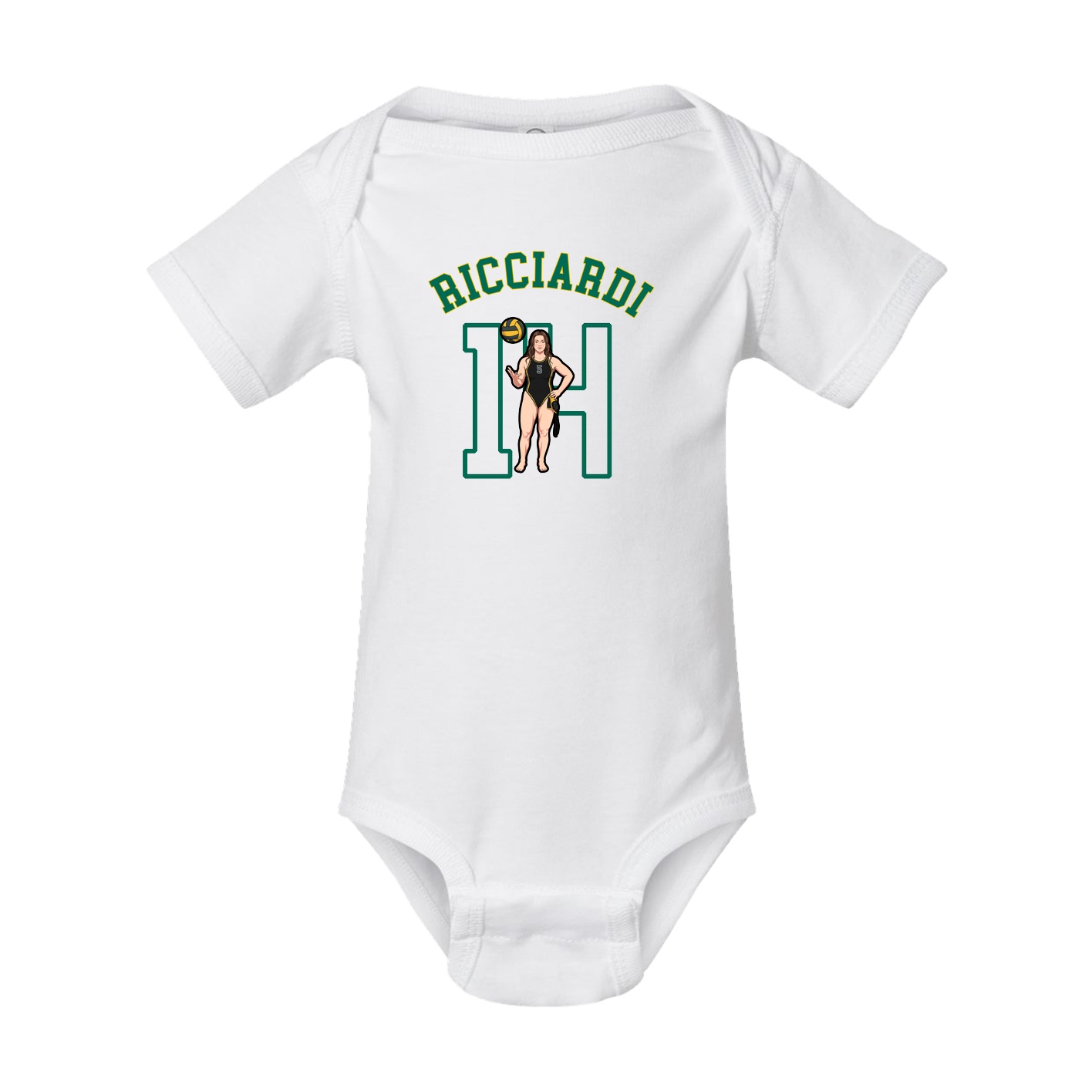 Baby Onesie — Shirsey Arch in White