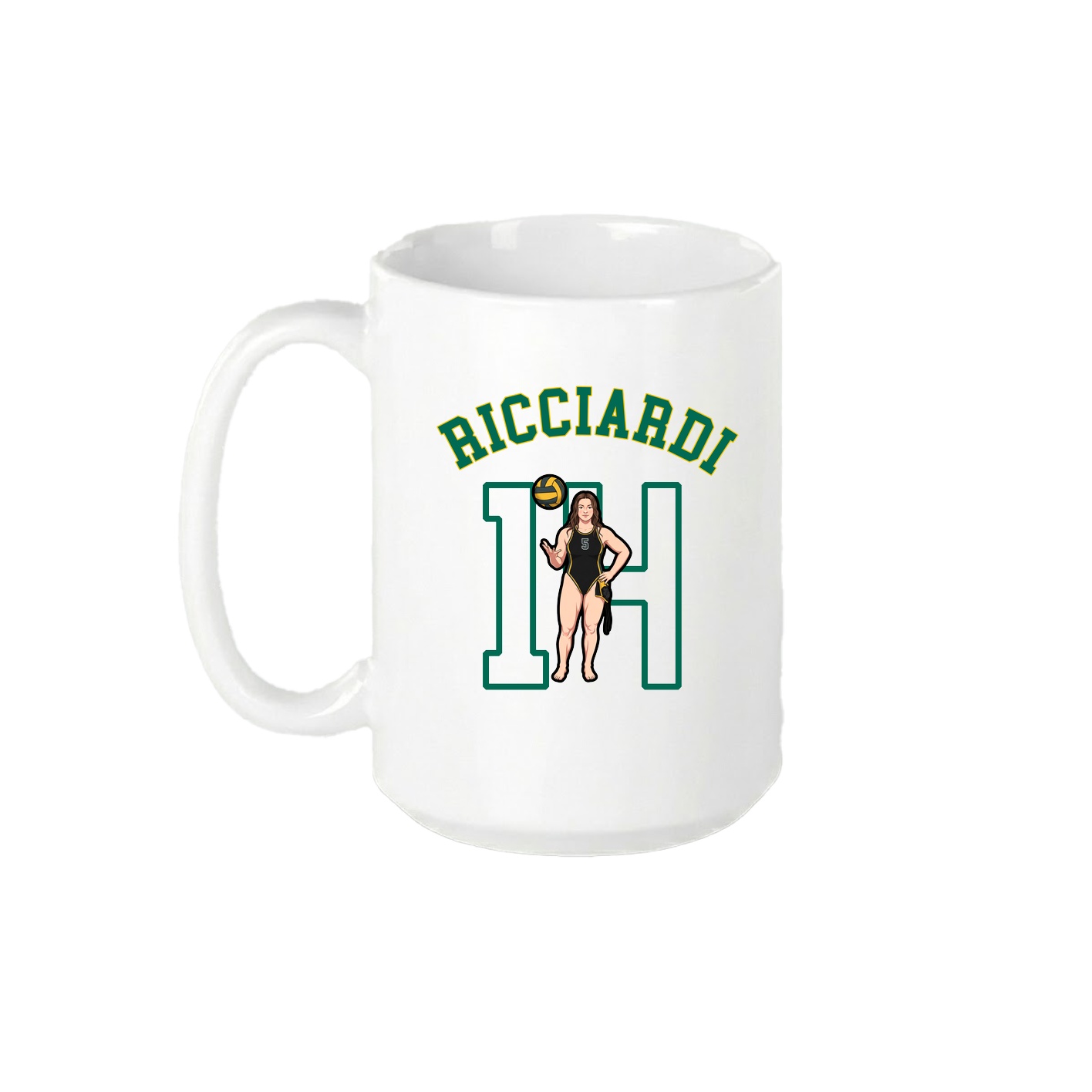 15oz Coffee Mug — Shirsey Arch in White