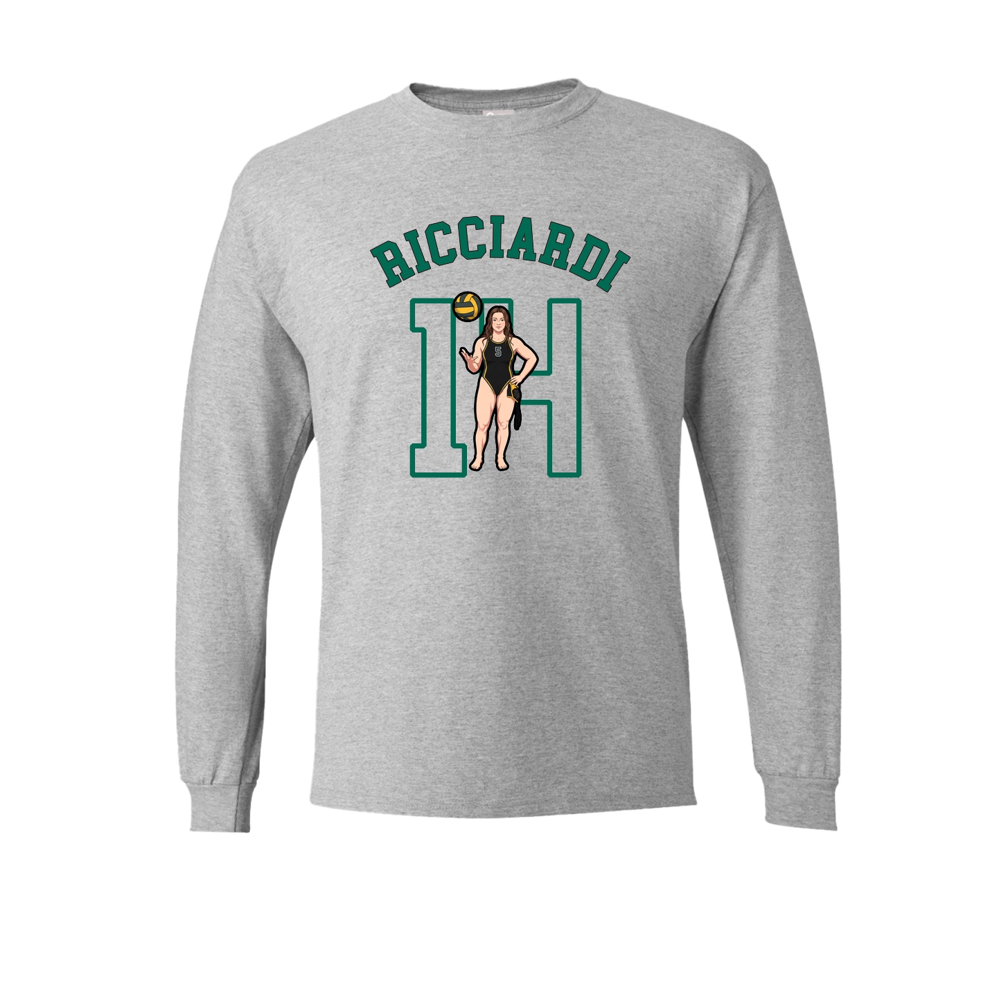 Long Sleeve Tee — Shirsey Arch in Grey