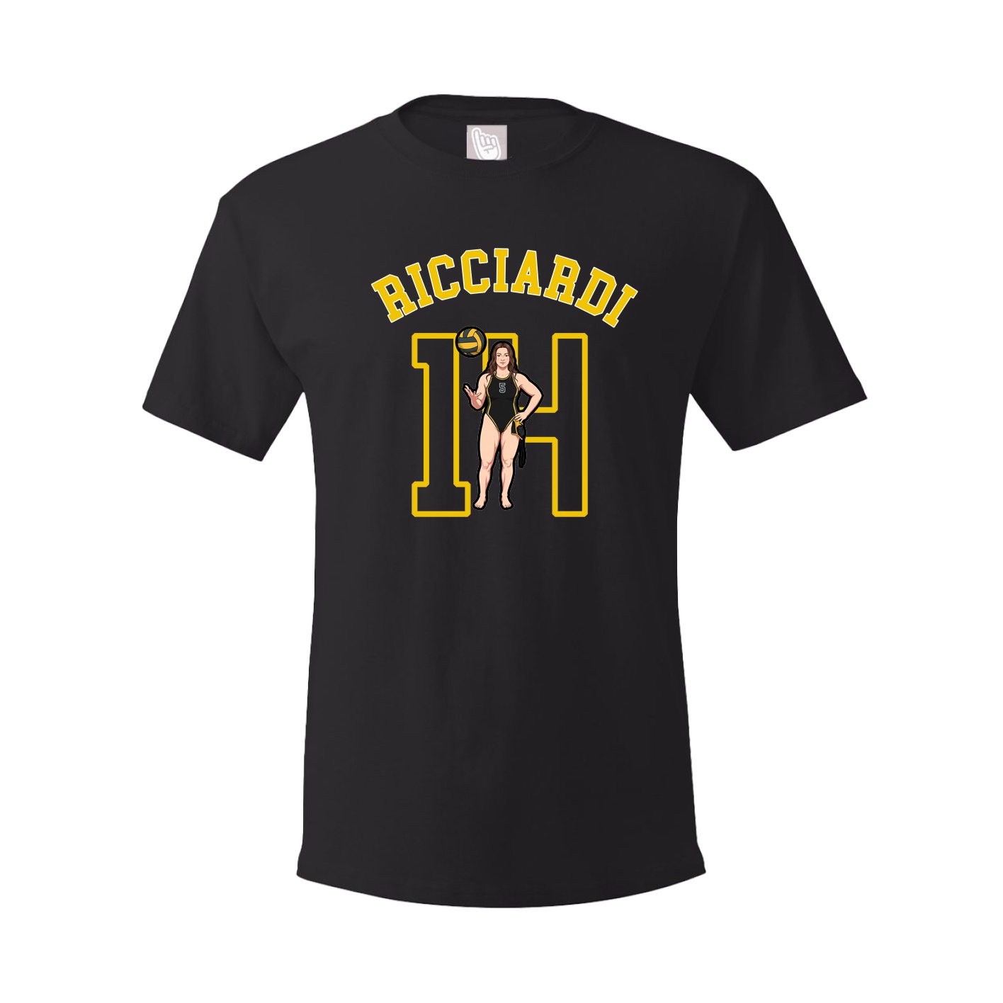 Youth Tee — Shirsey Arch in Black