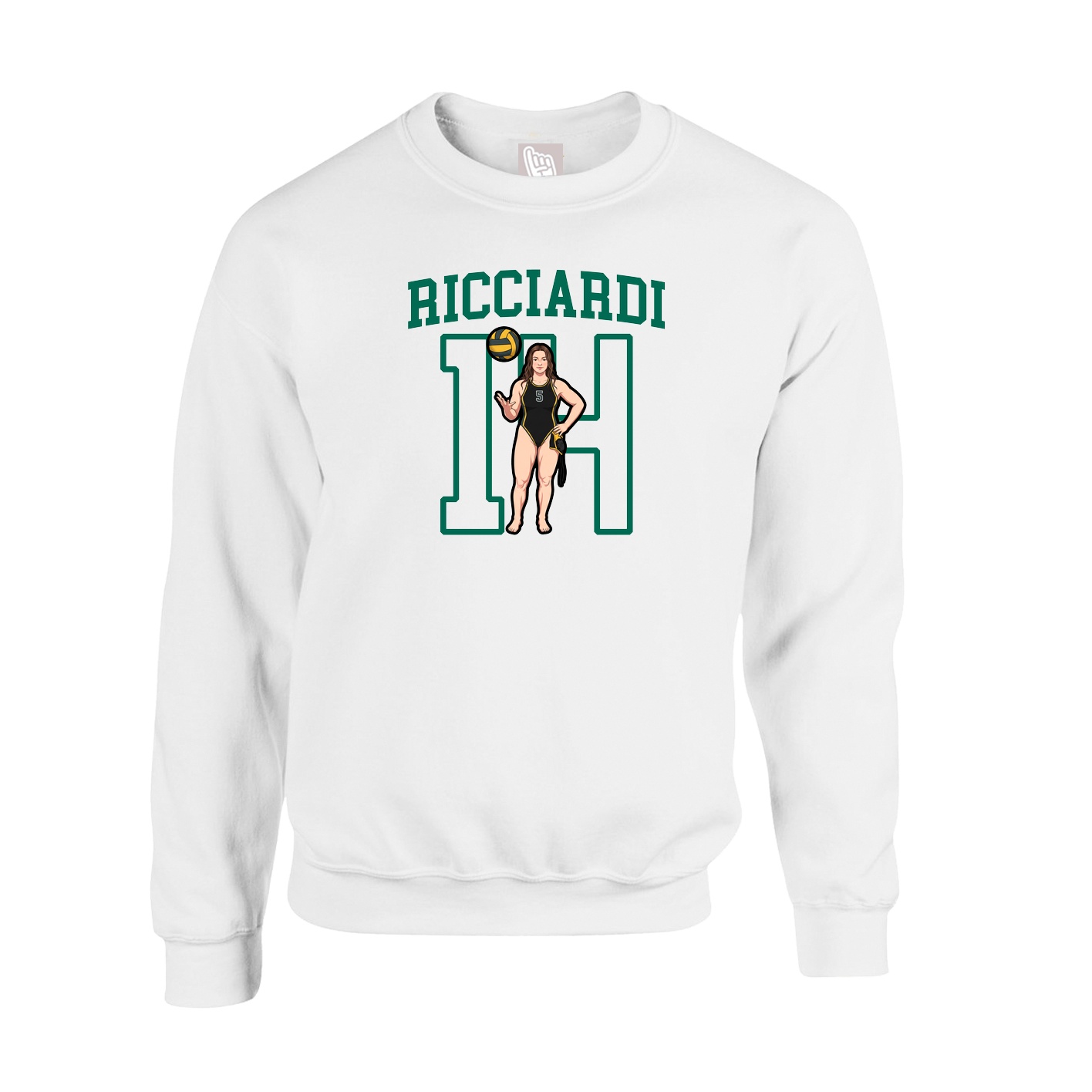 Fleece Crew — Shirsey in White
