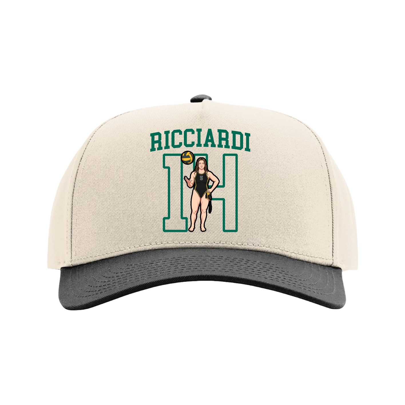 Full Fabric Five-Panel Champ Cap
