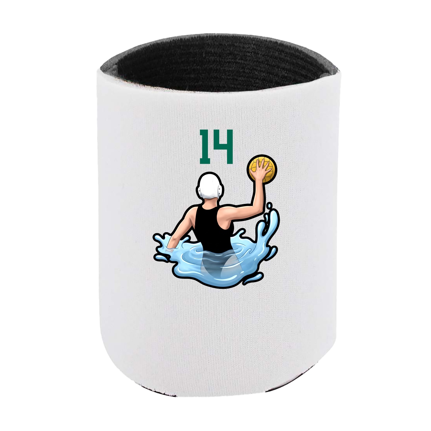 Can Holder — Number Top in White