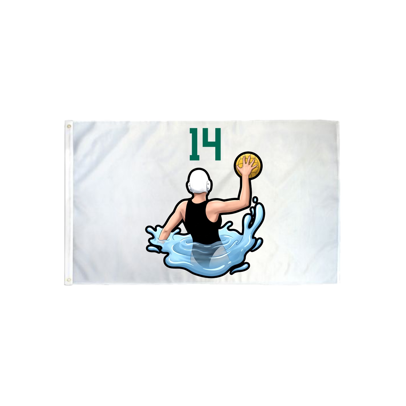3x5 Flag — Number Top in Classic