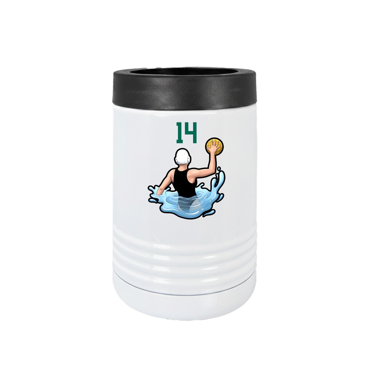 Beverage Holder — Number Top in White