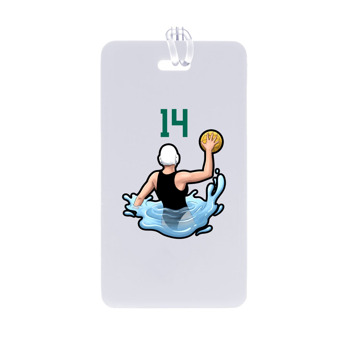 Bag Tag — Number Top in Classic