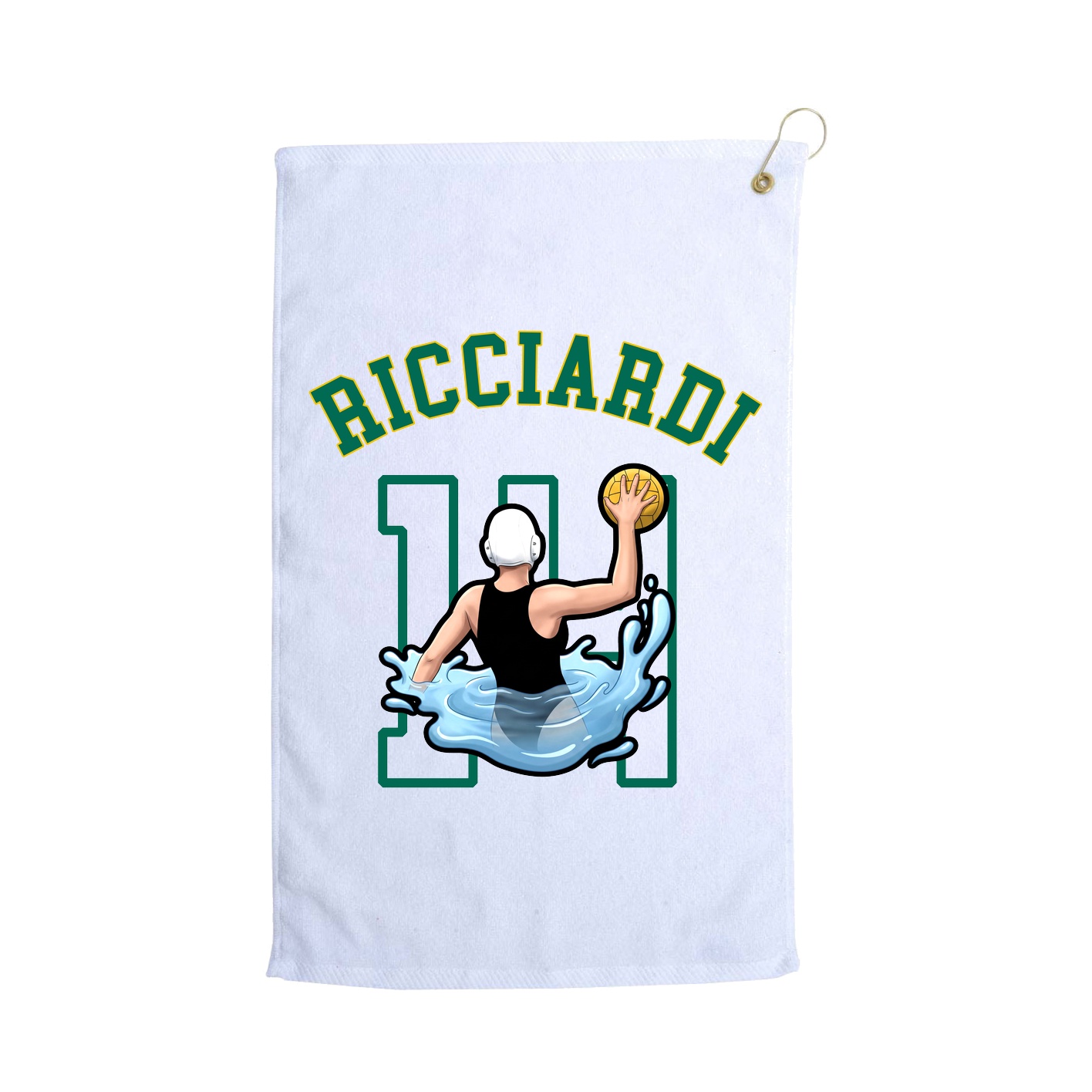 Golf Towel — Shirsey Arch in White