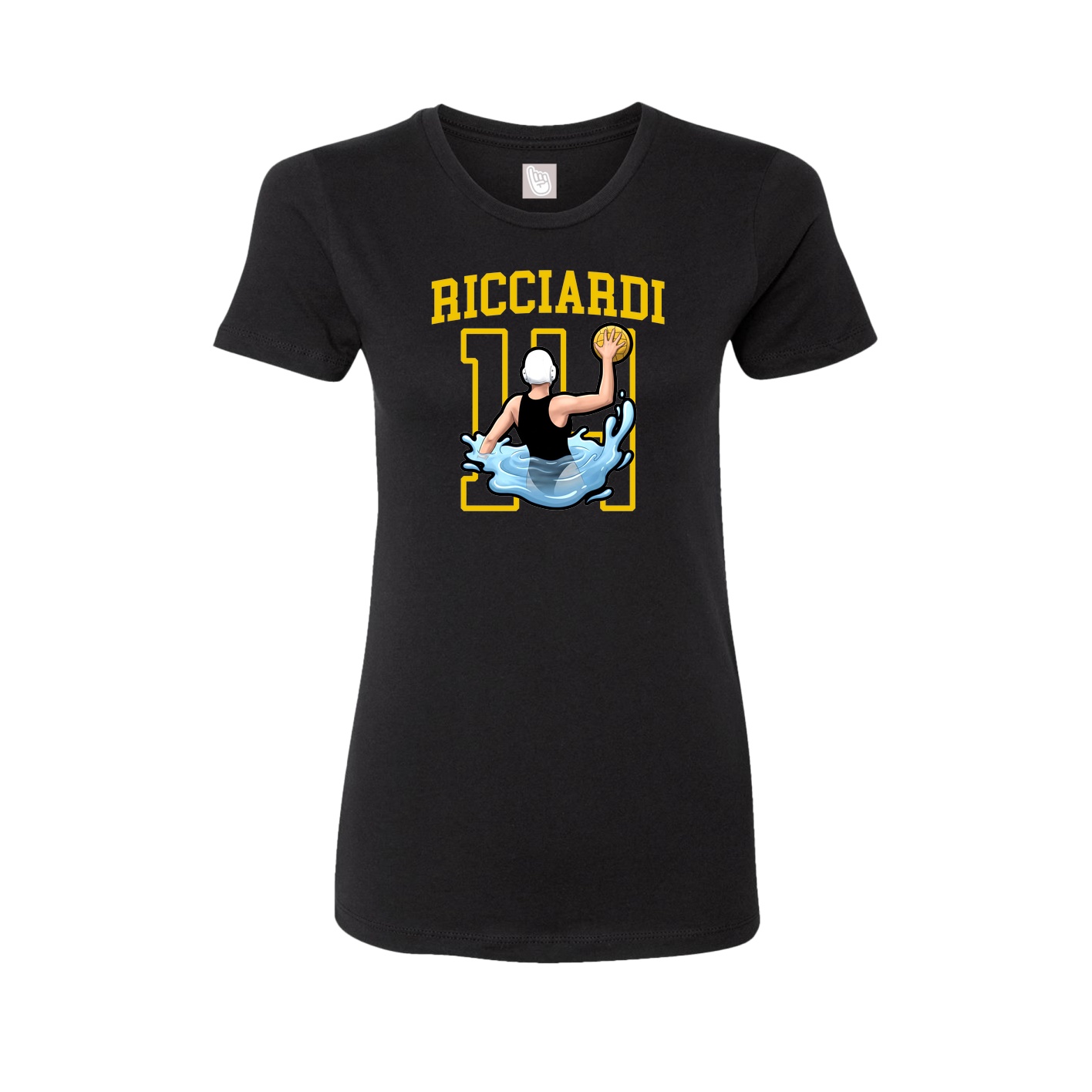 Fitted Women's Tee — Shirsey in Black