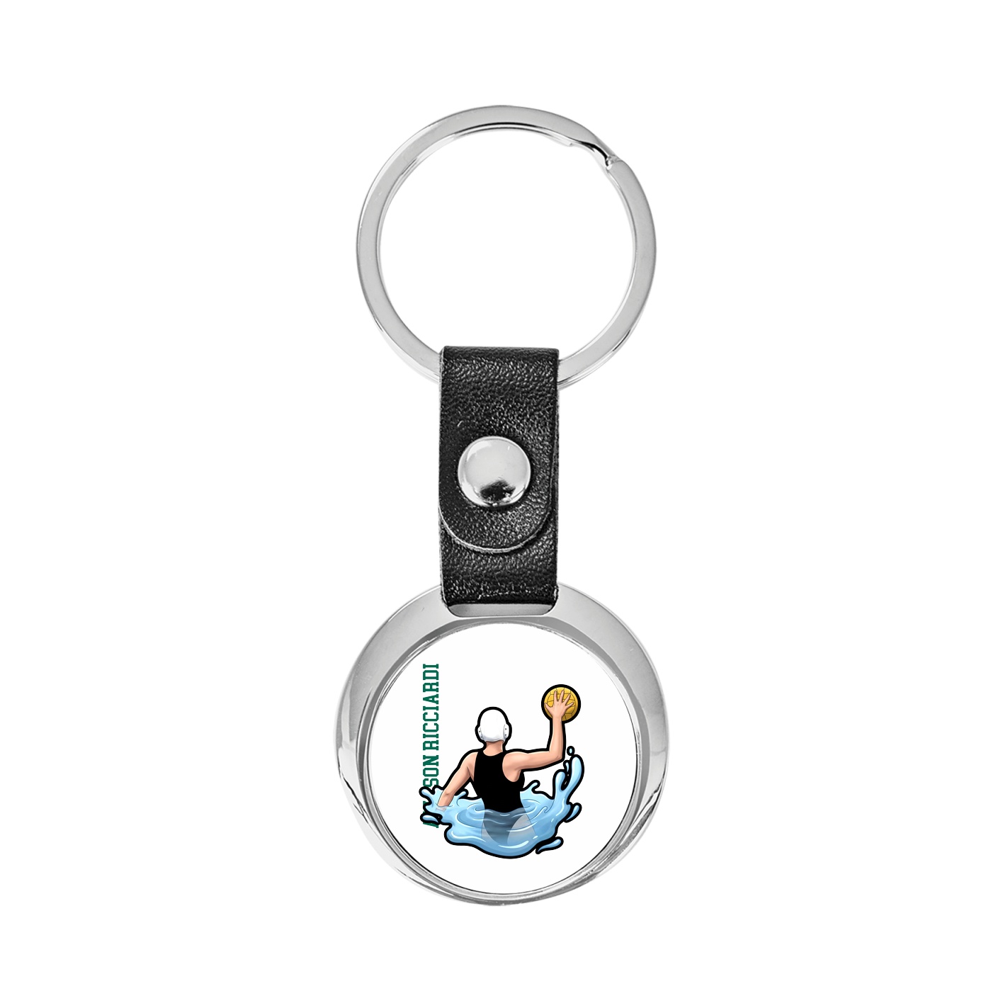Key Chain — Name Vertical in Classic