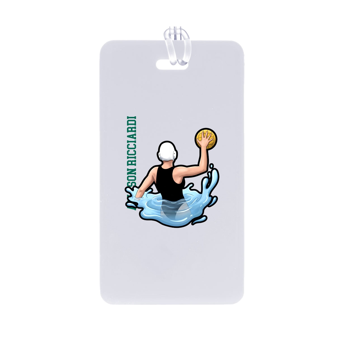 Bag Tag — Name Vertical in Classic