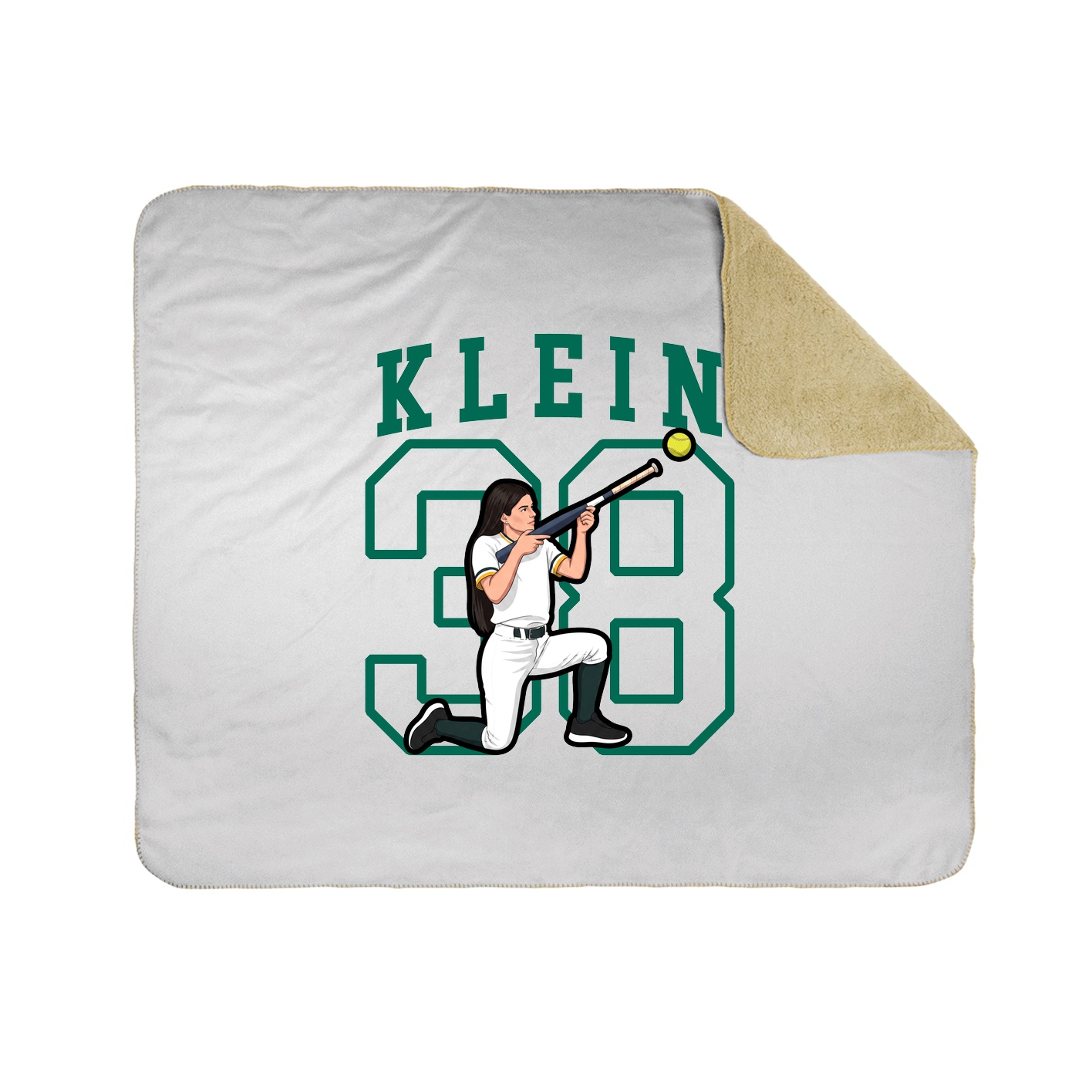 50x60 Sherpa Lined Throw Blanket