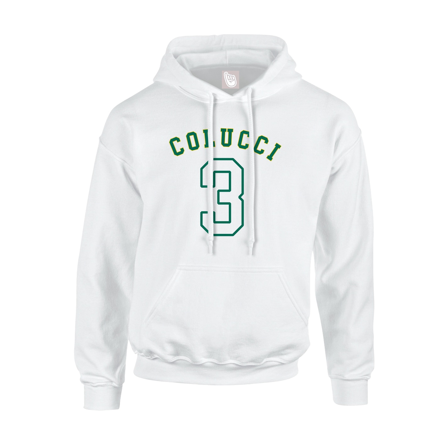 Hoodie — Shirsey Arch in White