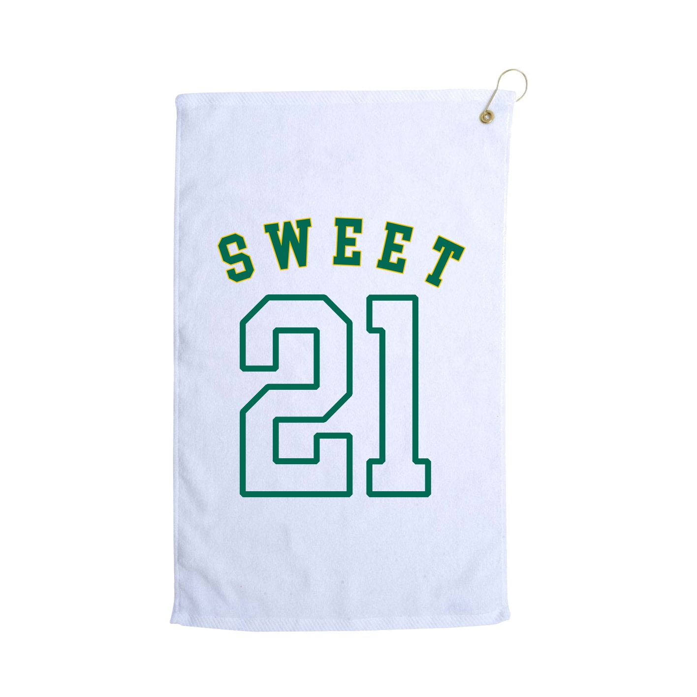 Golf Towel — Shirsey Arch in White