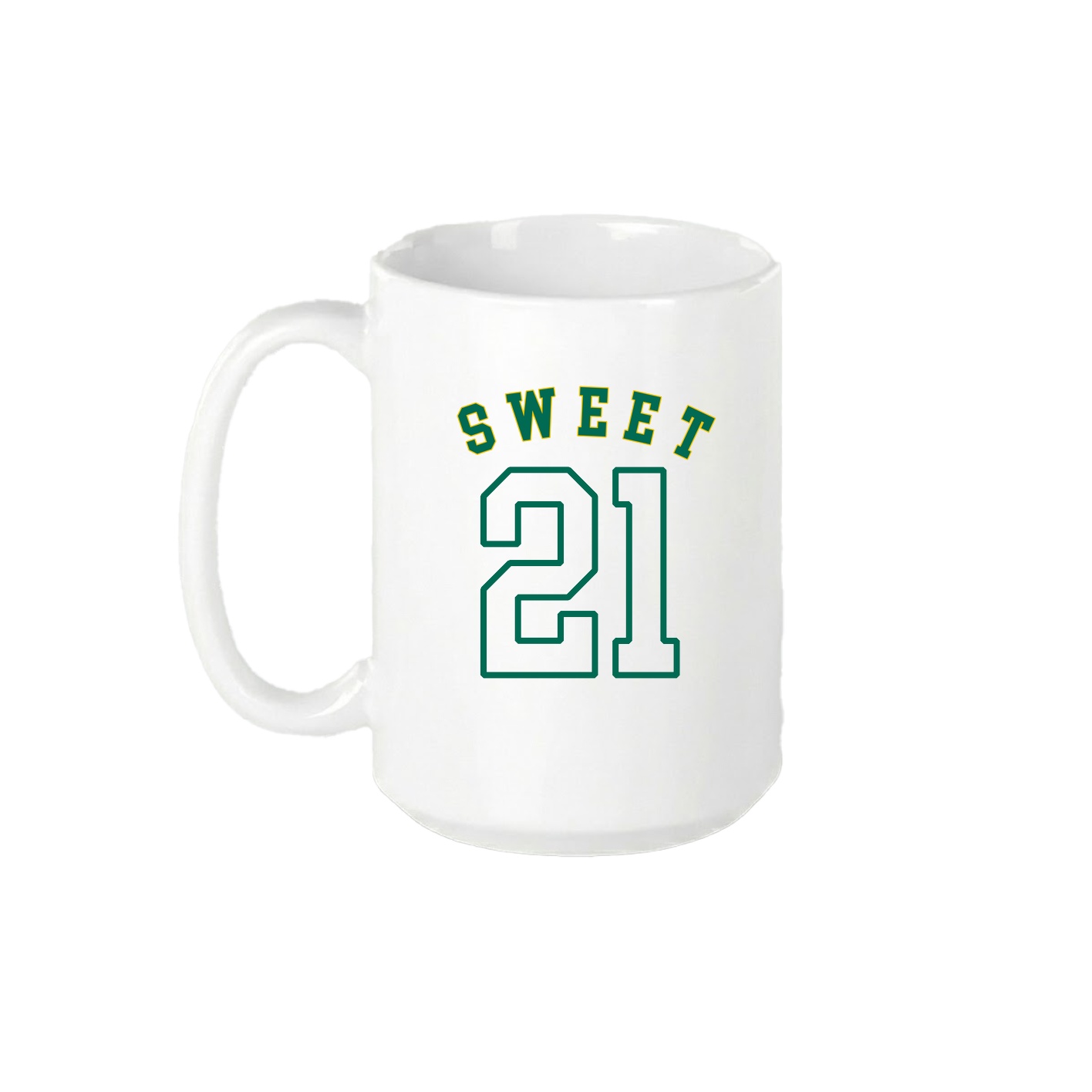 15oz Coffee Mug — Shirsey Arch in White