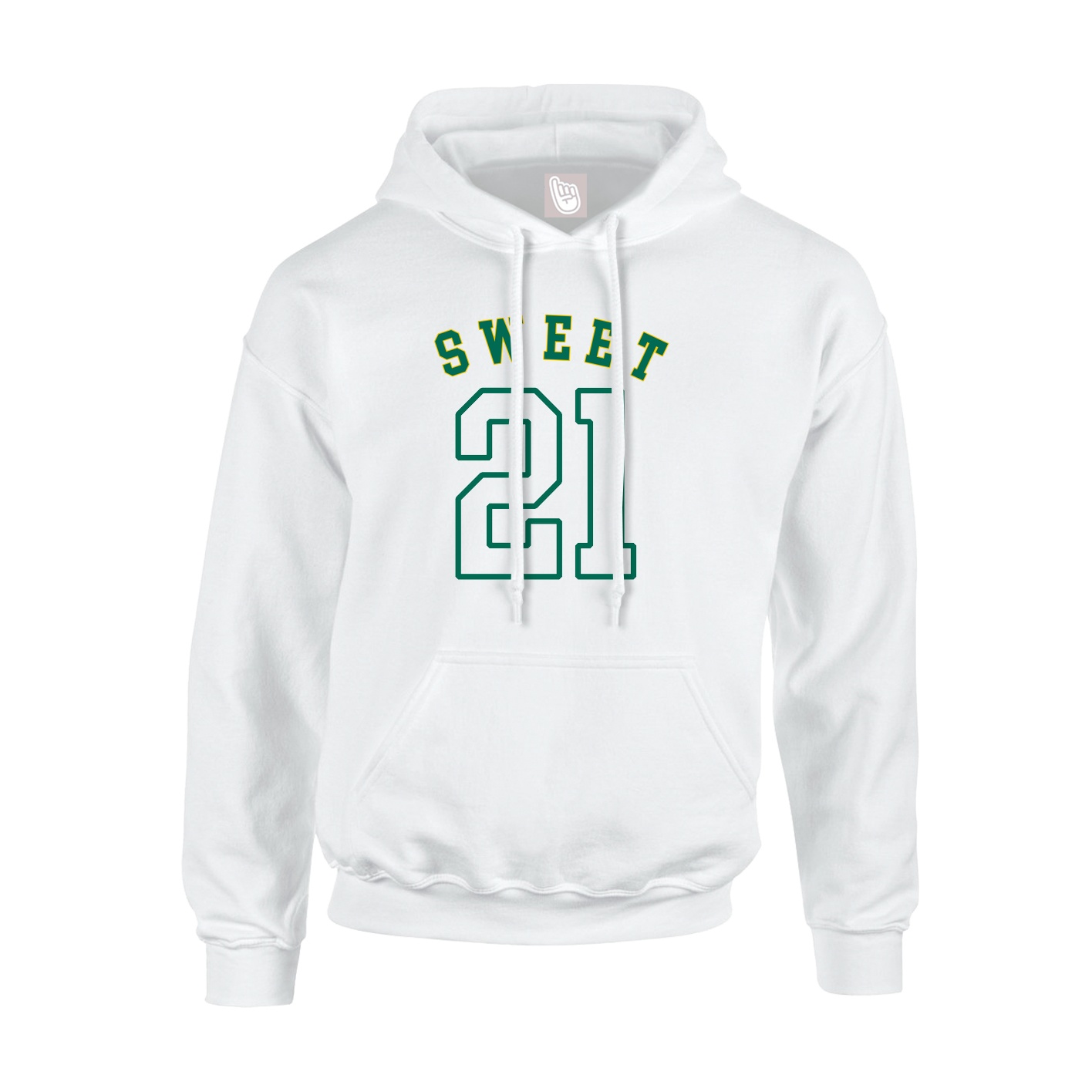 Hoodie — Shirsey Arch in White