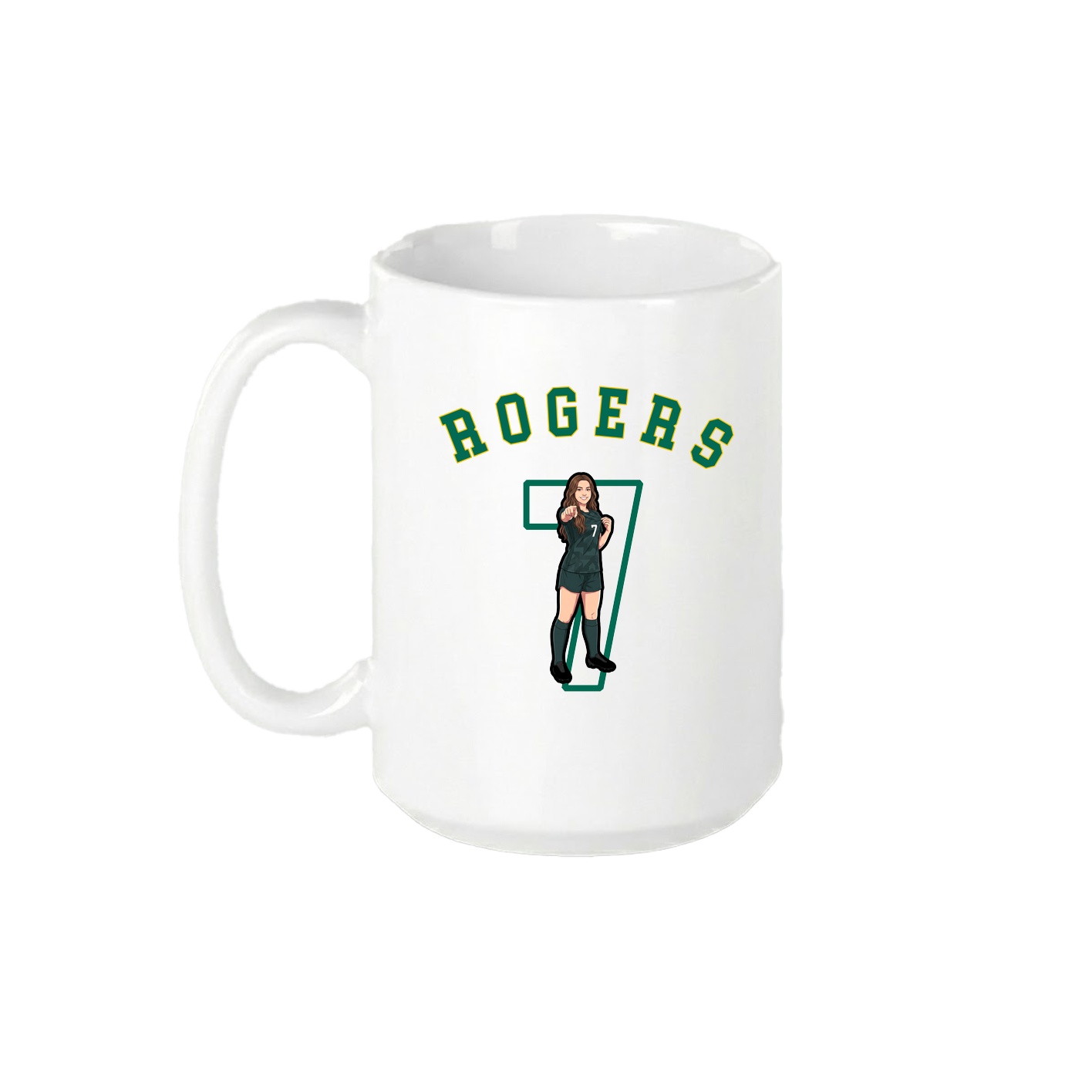 15oz Coffee Mug — Shirsey Arch in White