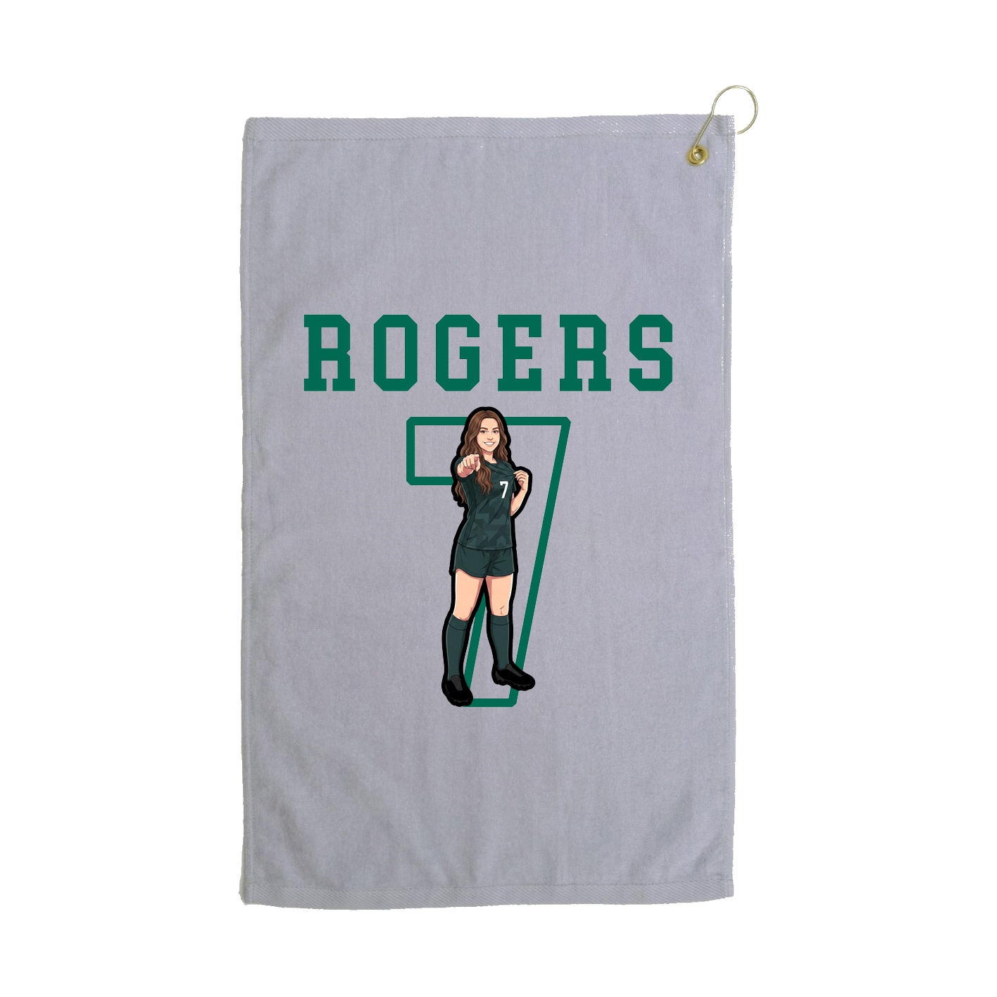 Golf Towel — Shirsey in Grey
