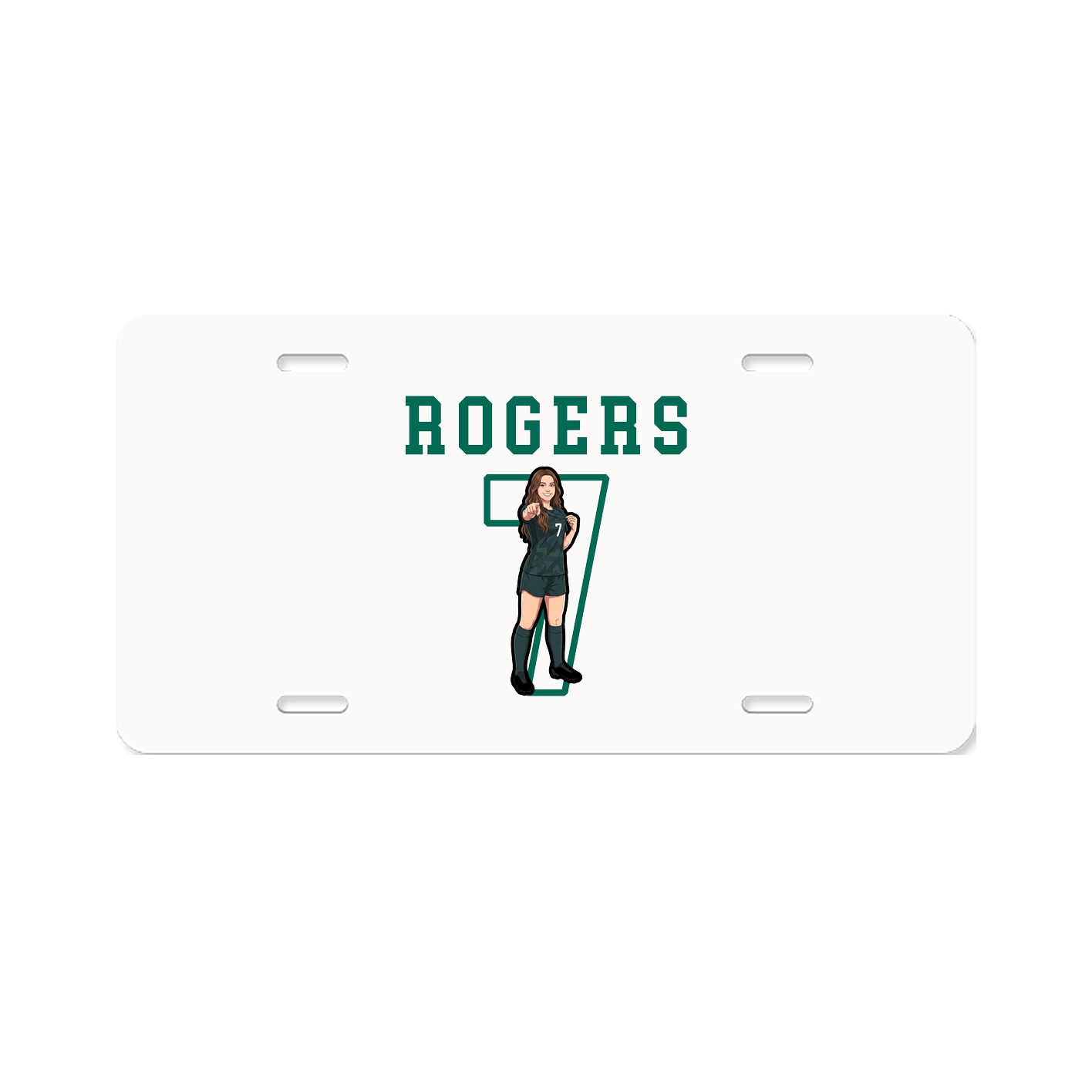 License Plate — Shirsey in Classic