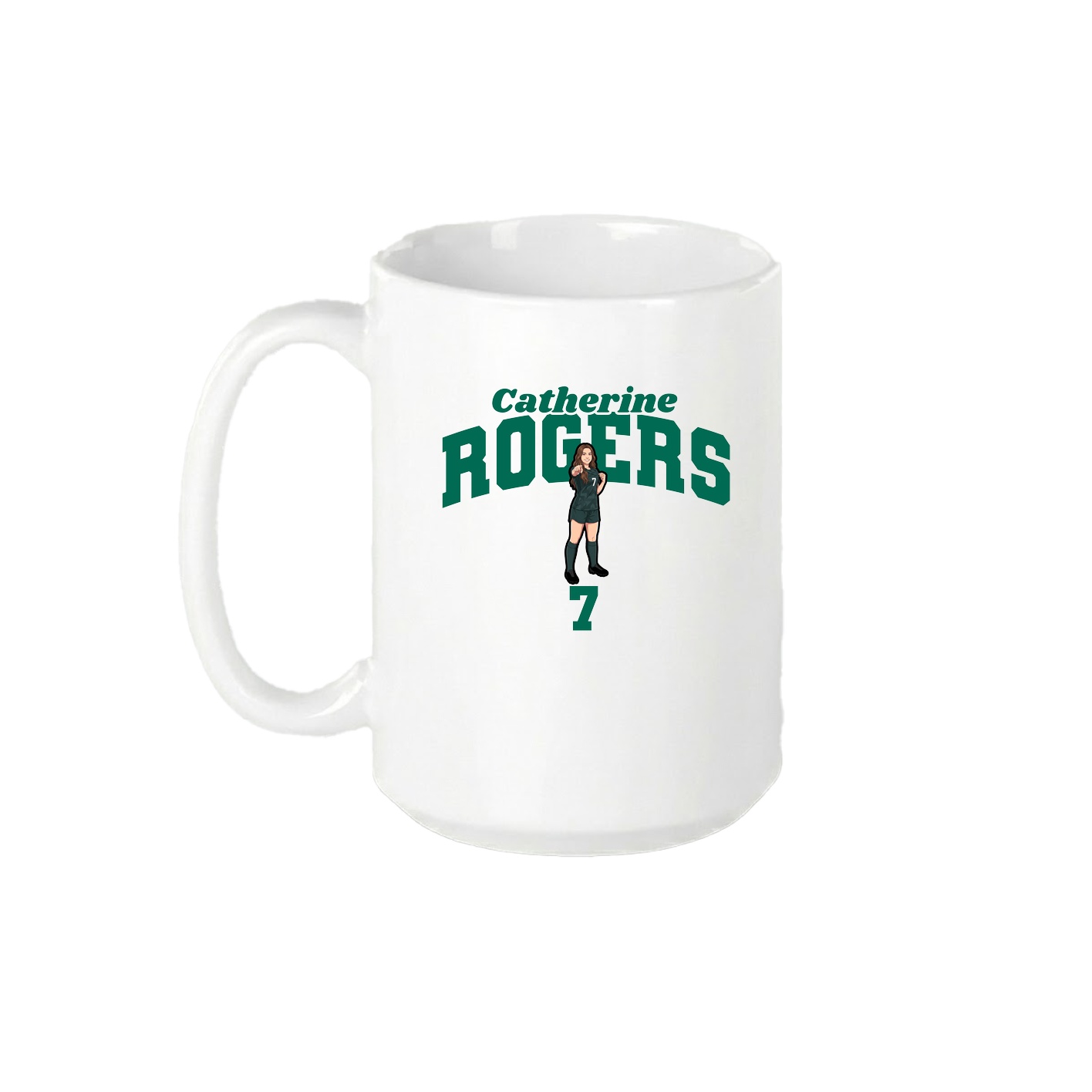15oz Coffee Mug — Signature Arch in White