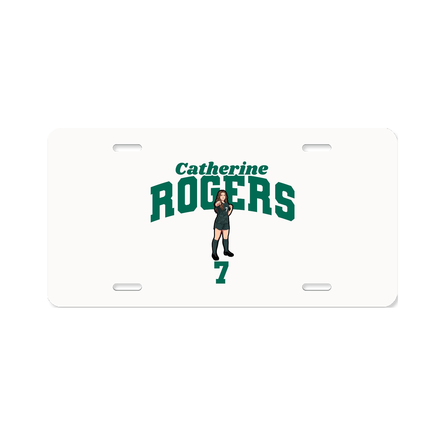 License Plate — Signature Arch in Classic