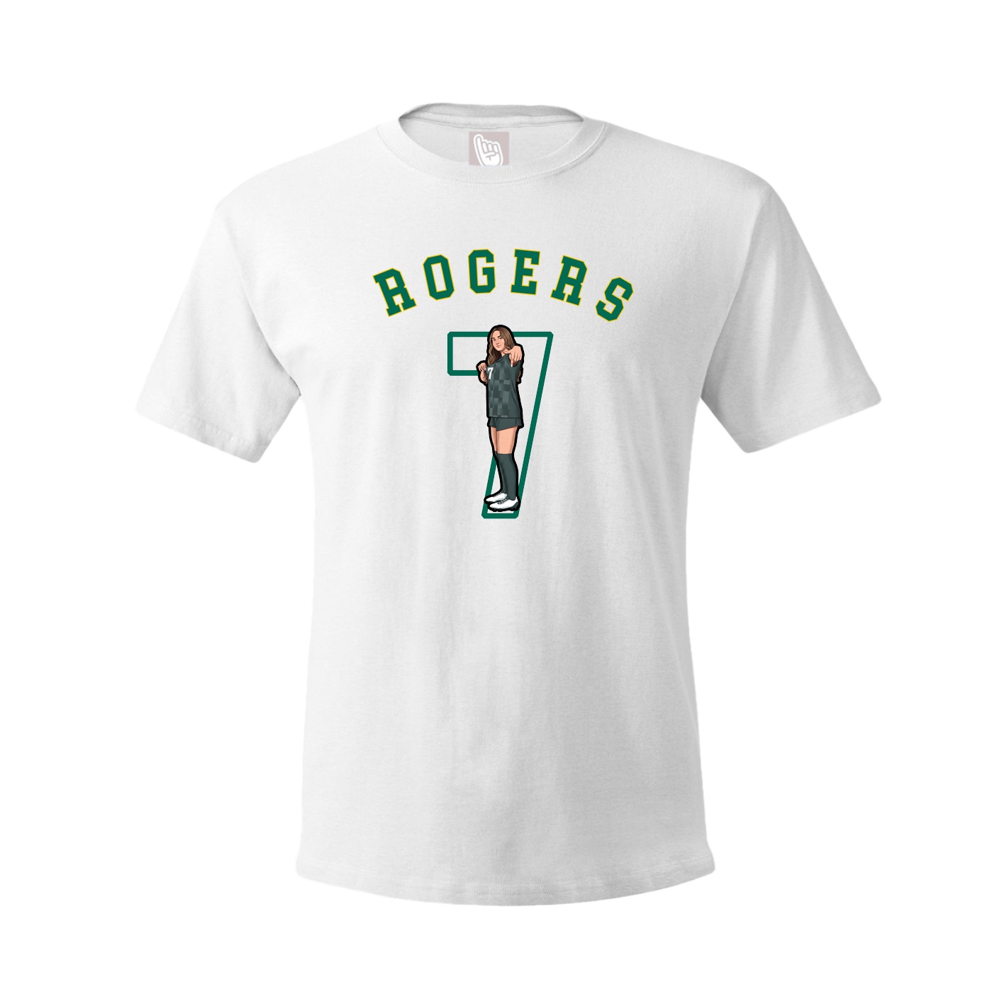 Youth Tee — Shirsey Arch in White