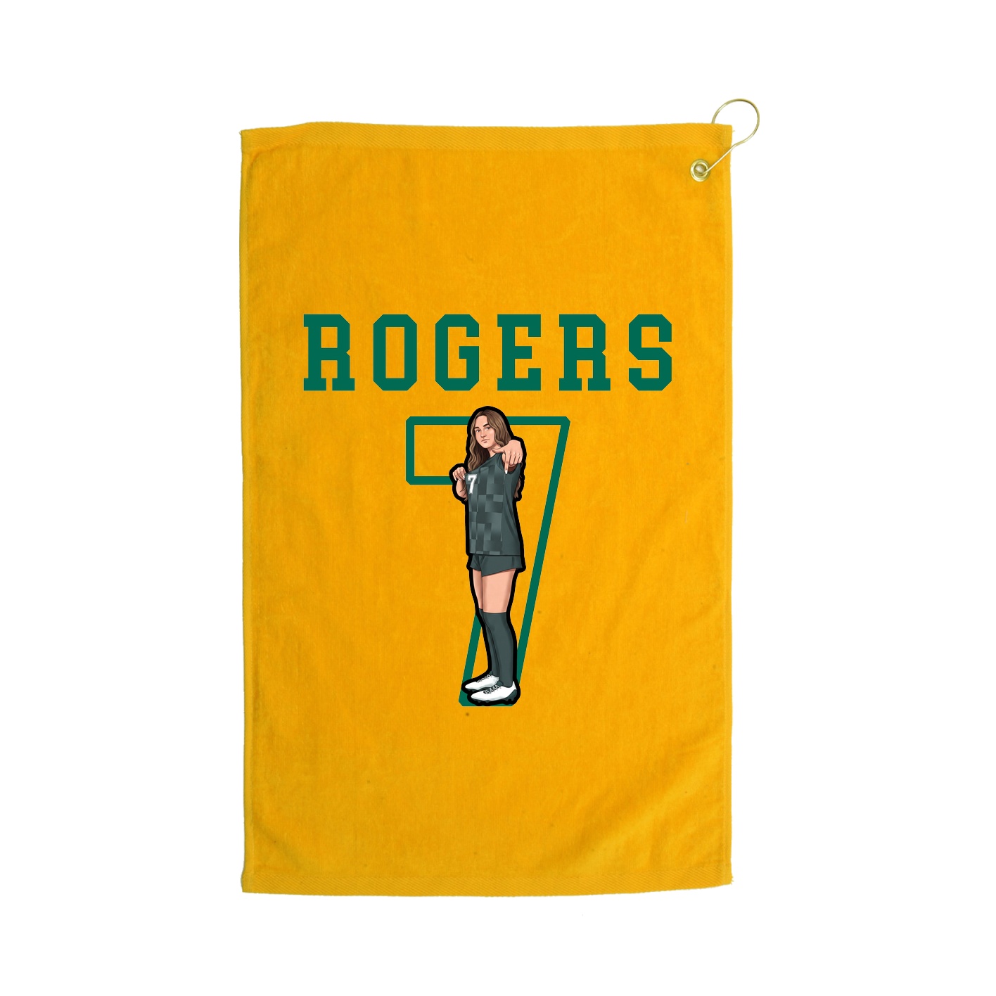 Golf Towel — Shirsey in Gold