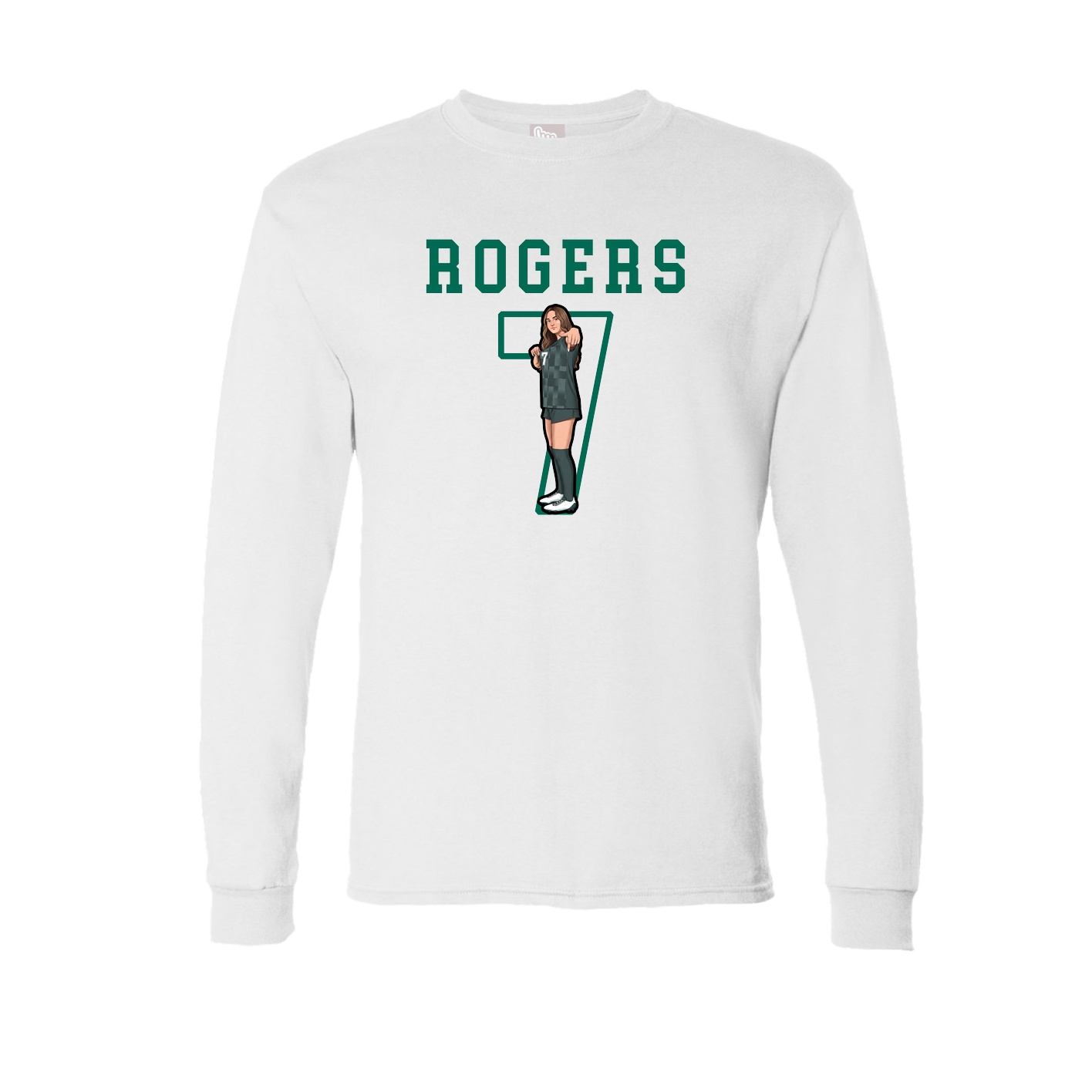 Long Sleeve Tee — Shirsey in White