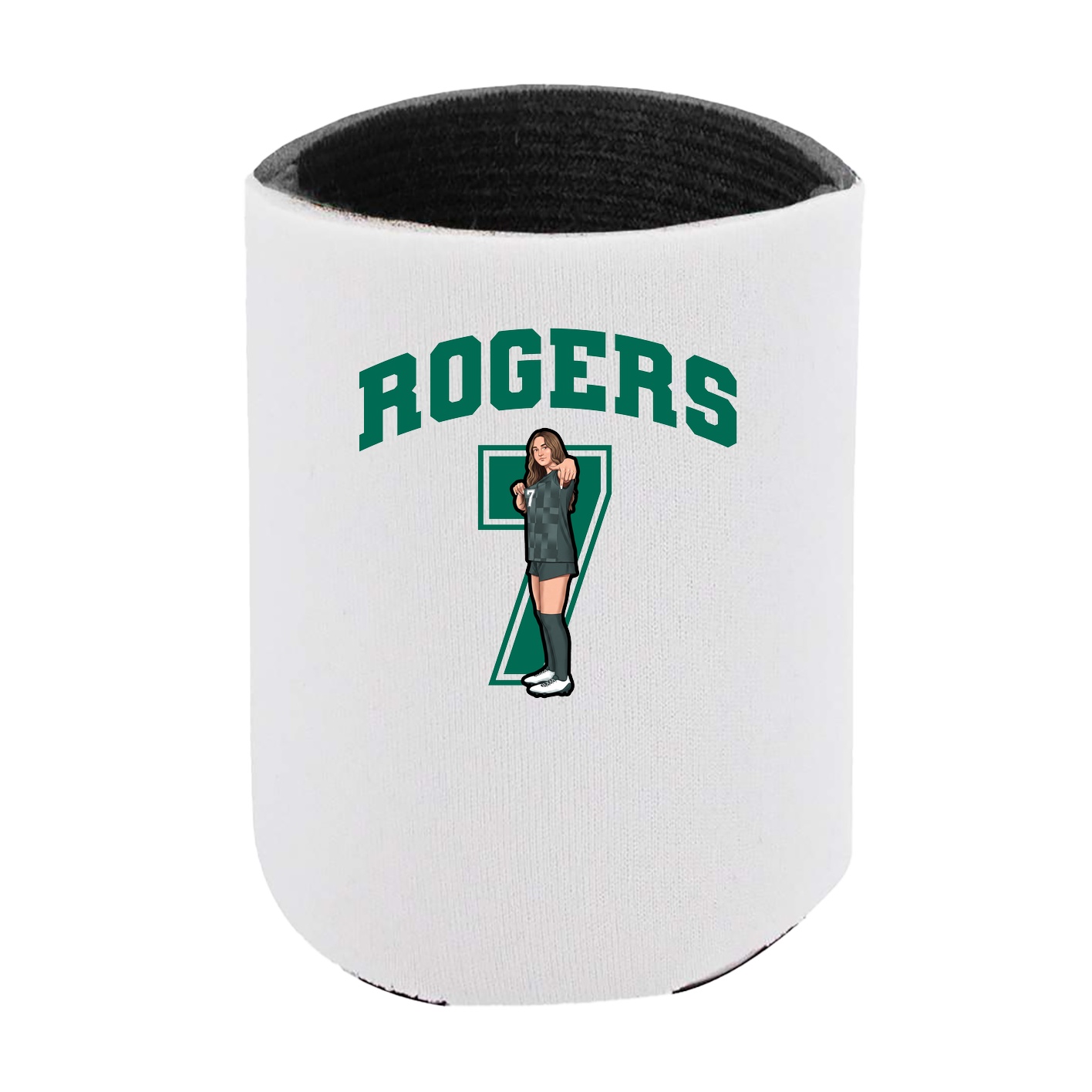 Can Holder — Number in White
