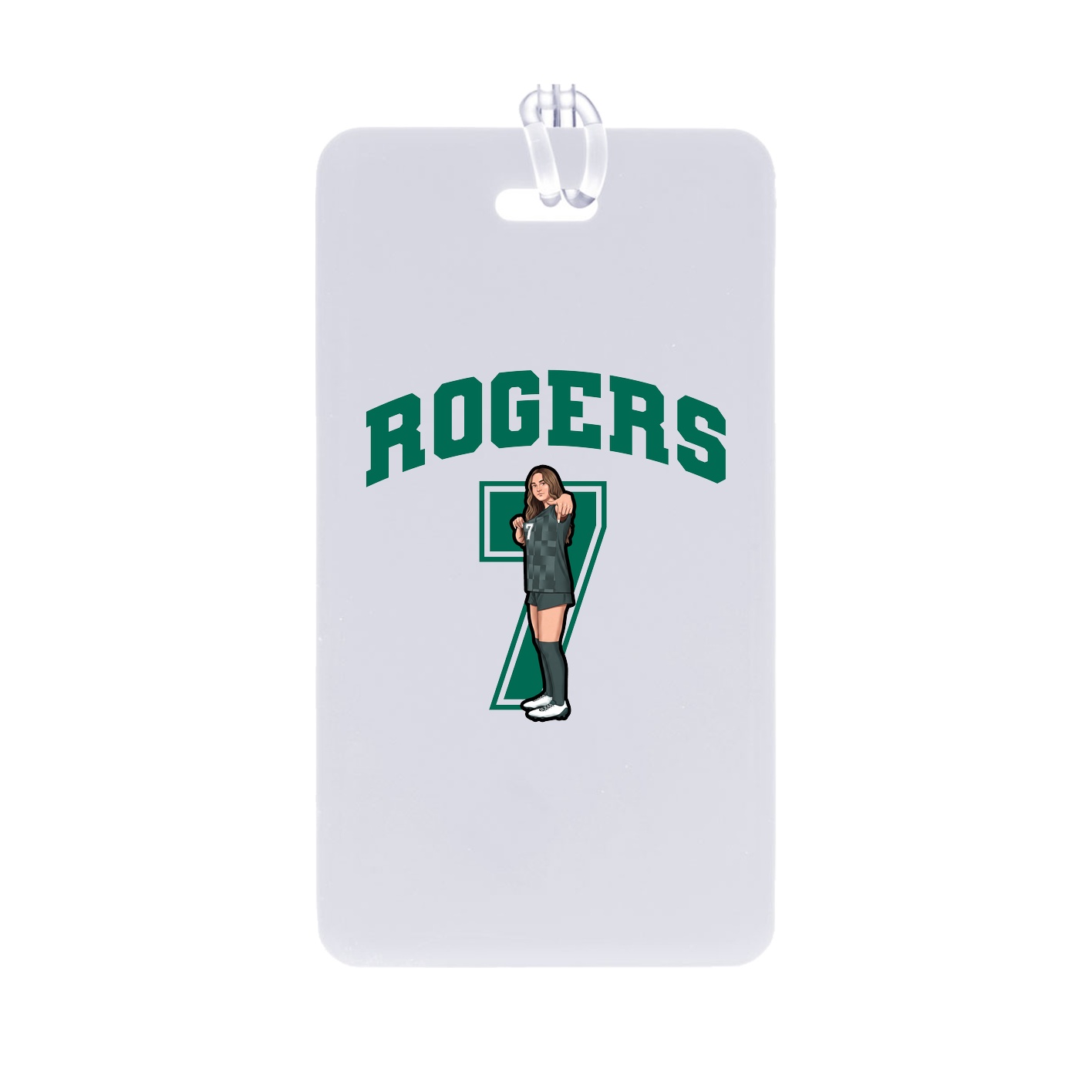 Bag Tag — Number in Classic