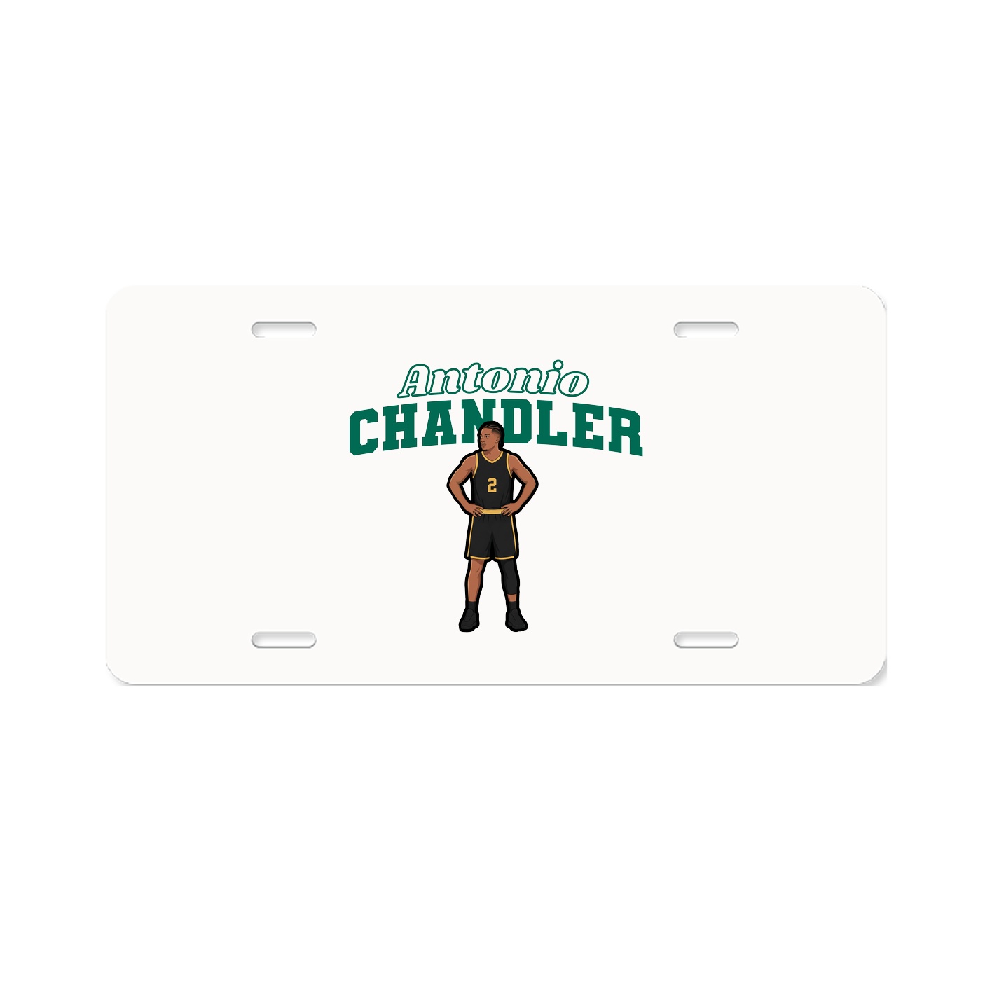 License Plate — Name Arch in Classic