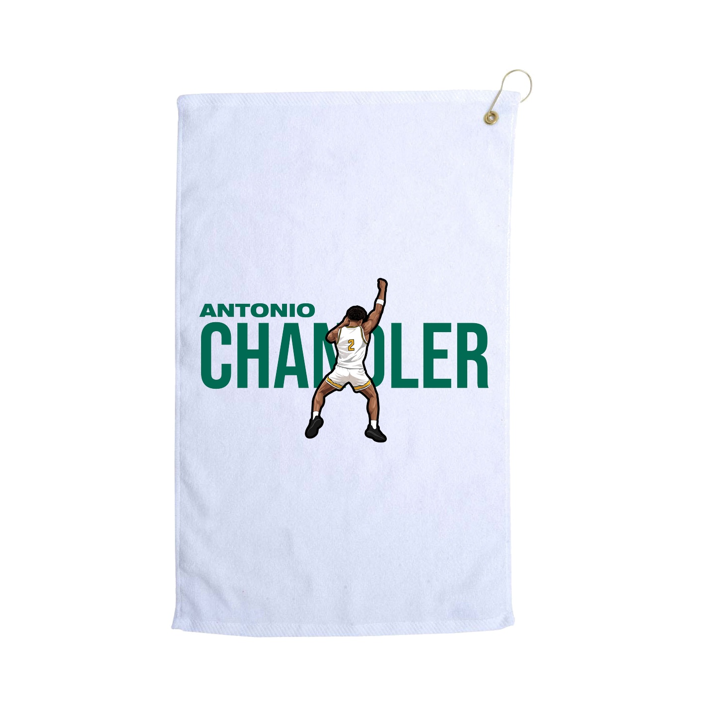 Golf Towel — Player Name in White