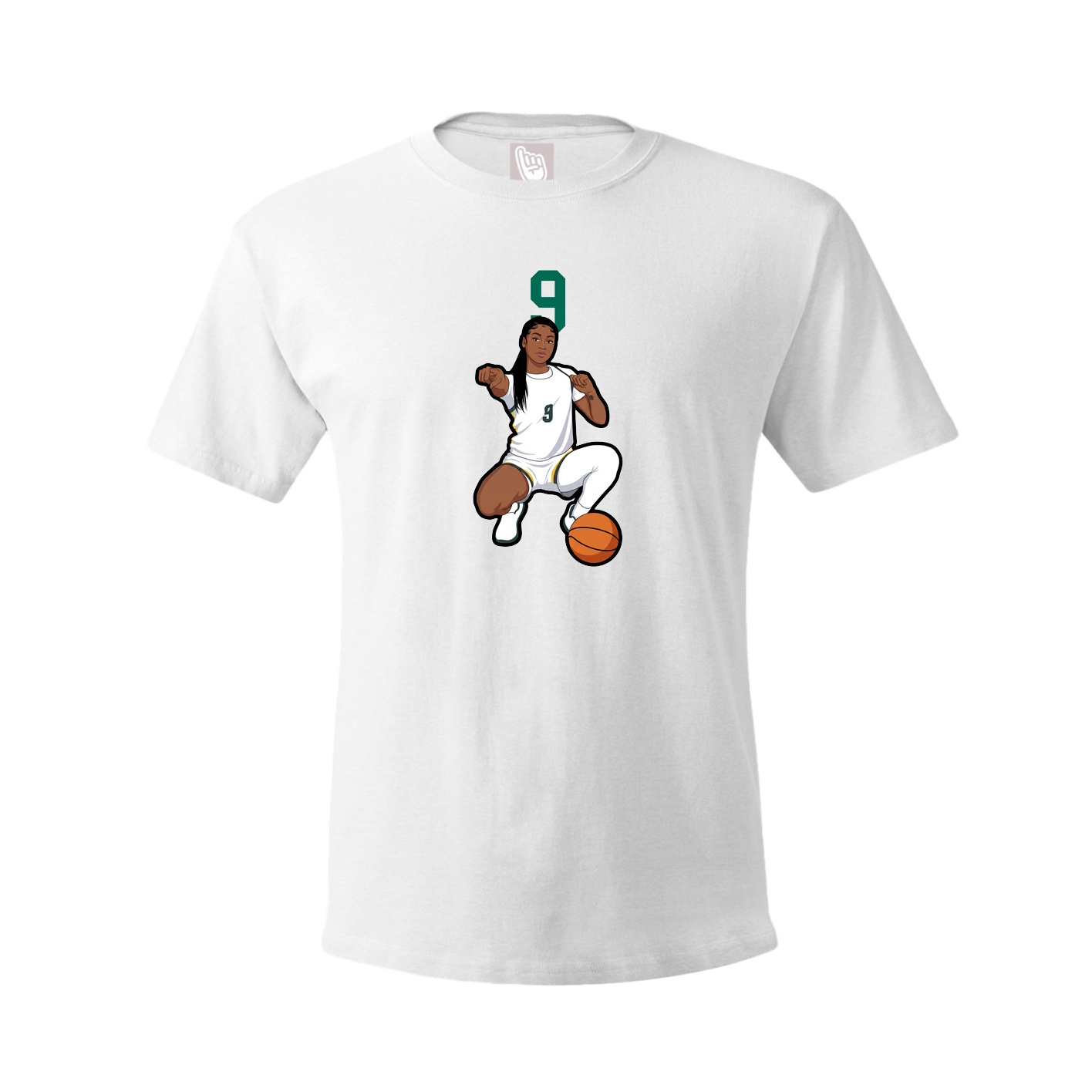 Tee — Number Top in White