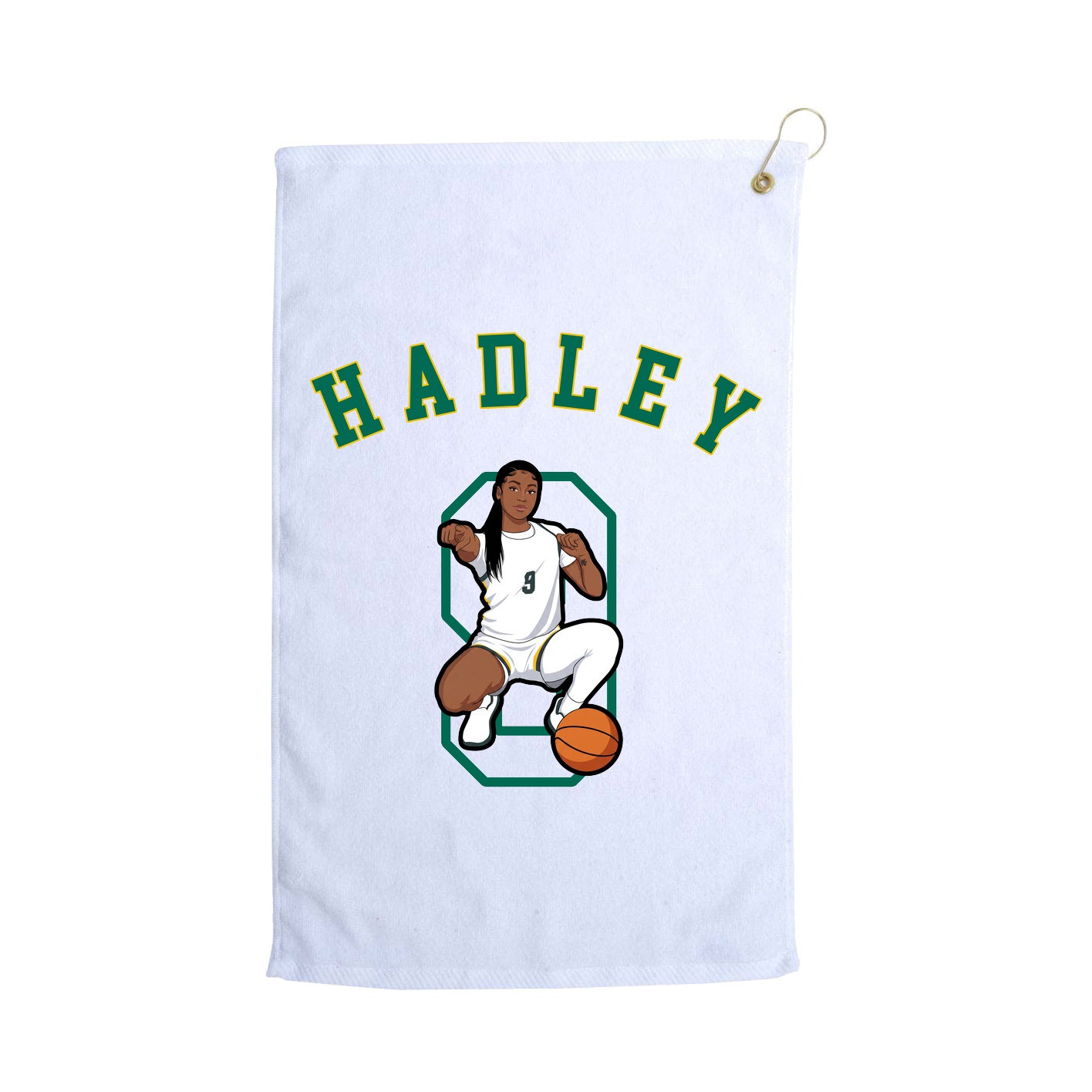 Golf Towel — Shirsey Arch in White
