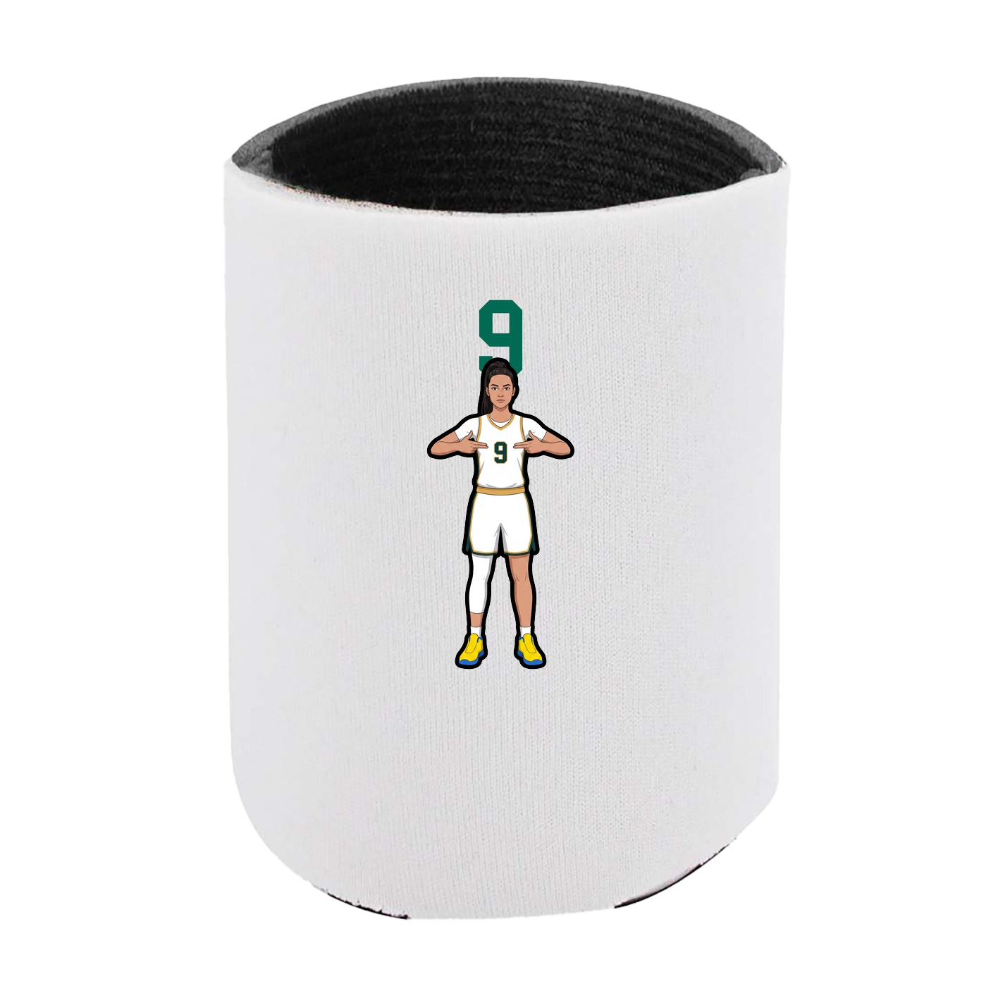 Can Holder — Number Top in White