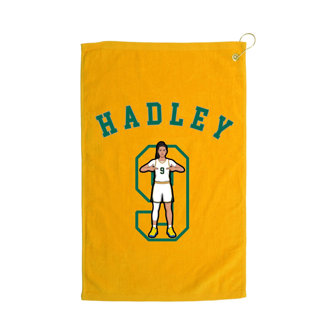 Golf Towel — Shirsey Arch in Gold