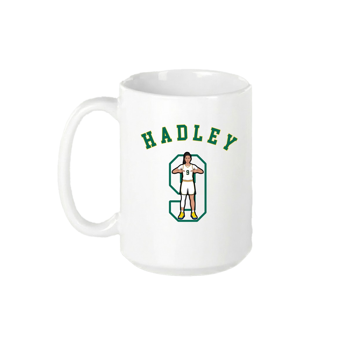 15oz Coffee Mug — Shirsey Arch in White