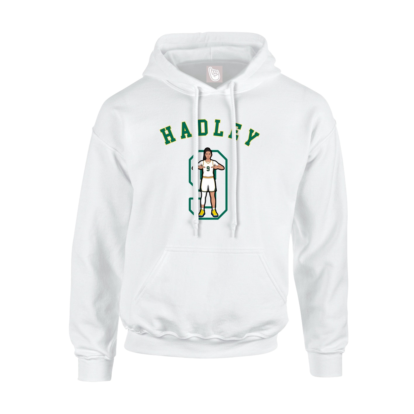 Youth Hoodie — Shirsey Arch in White
