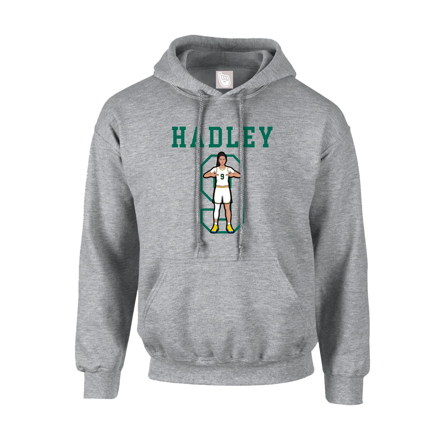 Hoodie — Shirsey in Grey